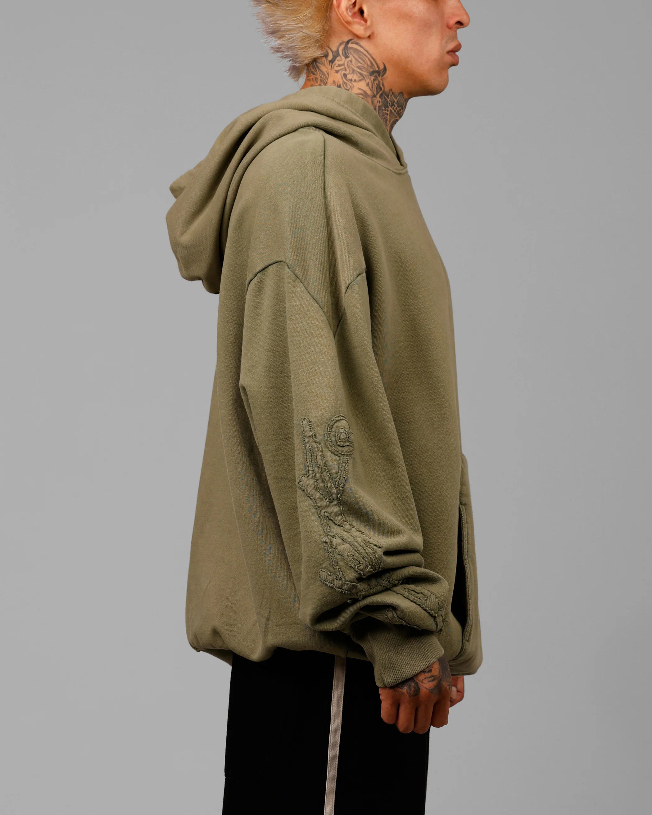 Dune Hoodie Khaki Green - Image 4