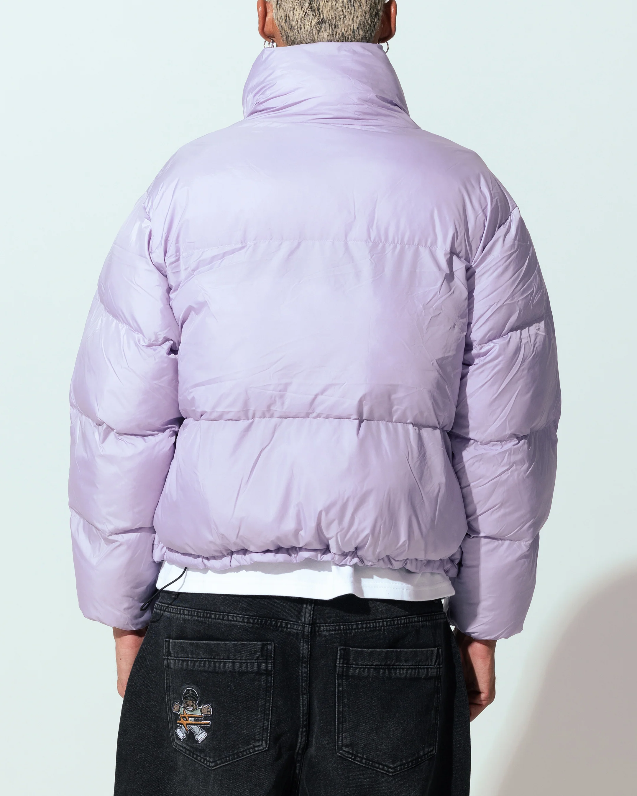 Eden Puffer Jacket Purple - Image 2