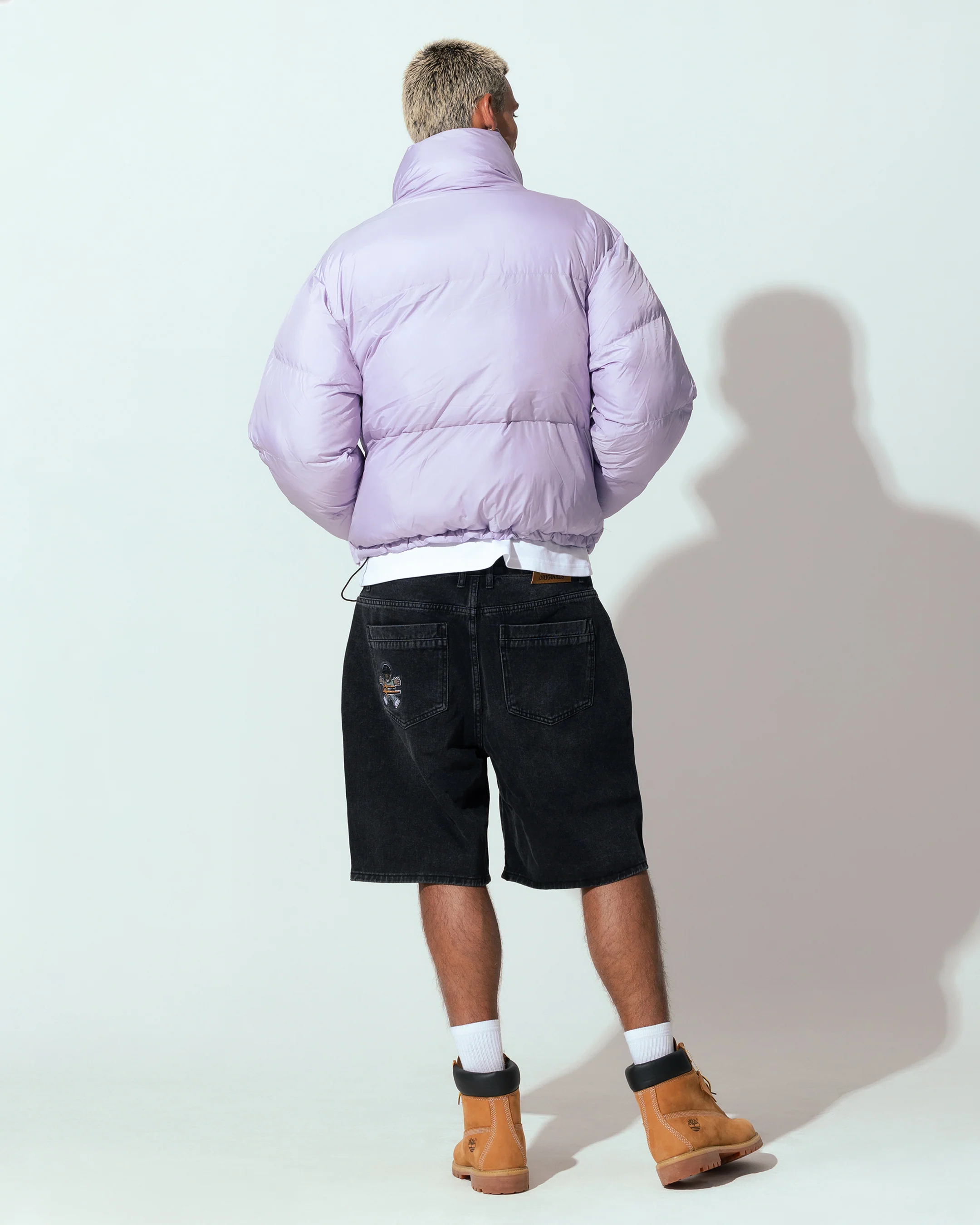 Eden Puffer Jacket Purple - Image 3