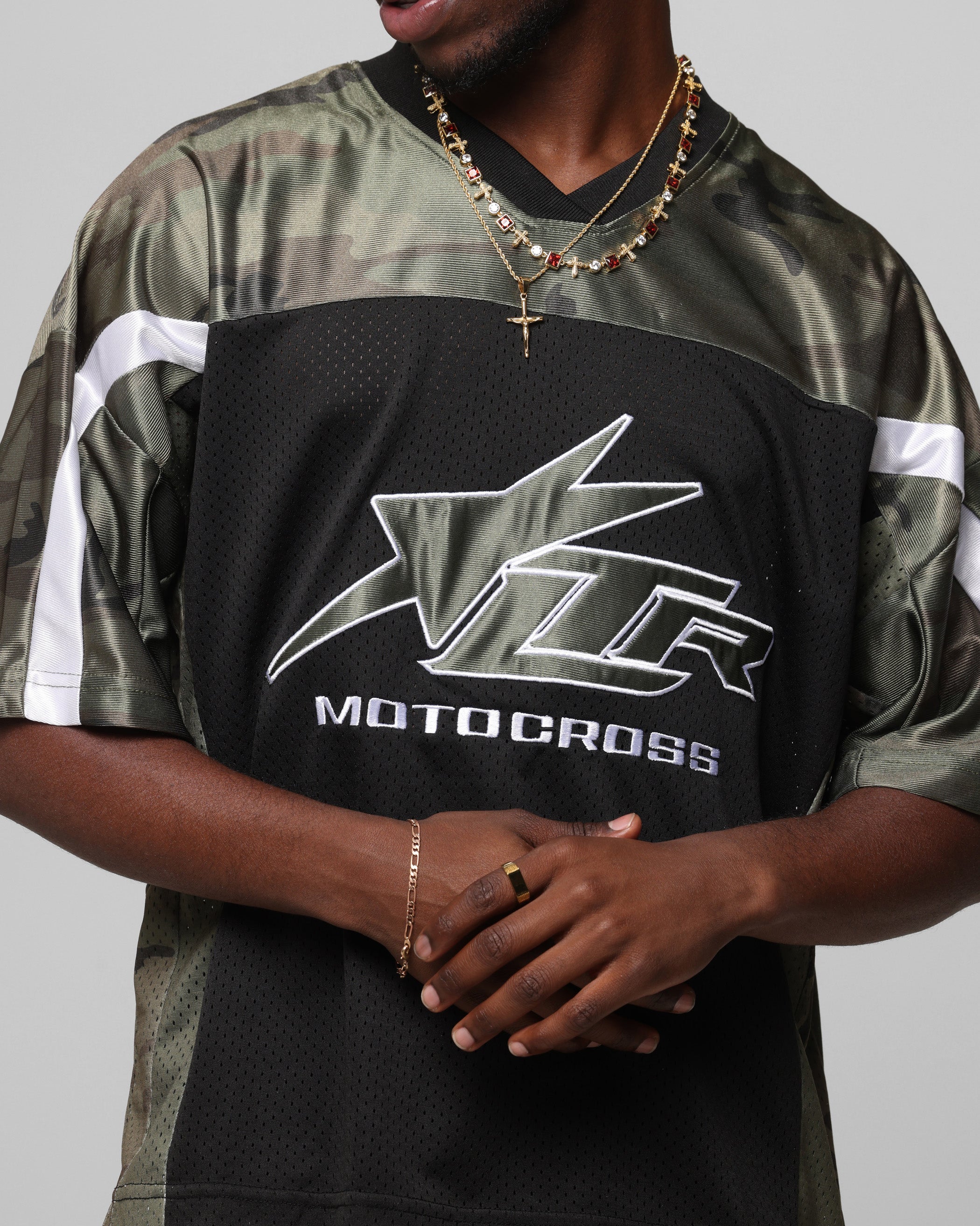 Loiter End Zone Jersey Black/Camo - Image 8