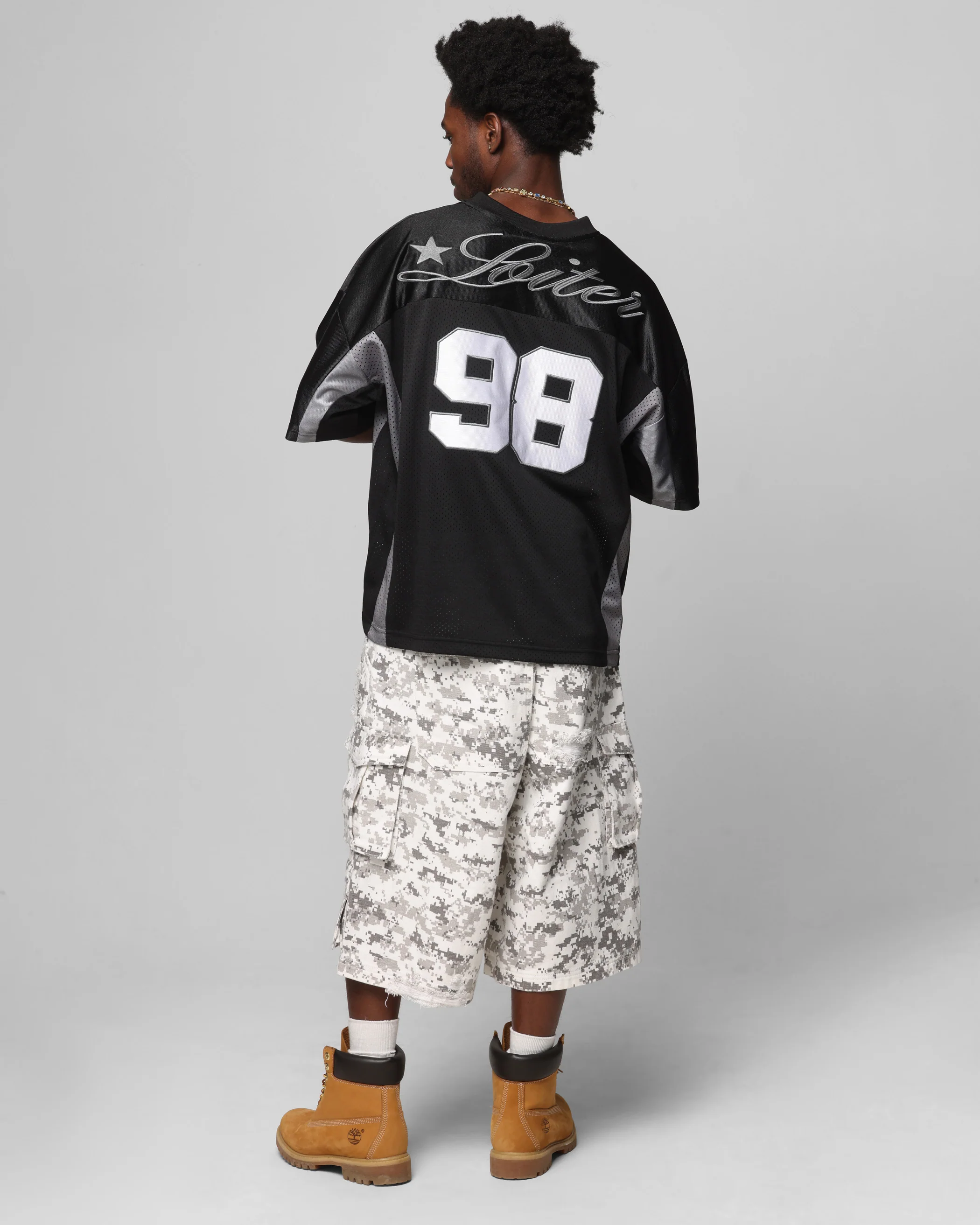 Loiter End Zone Jersey Black - Image 4
