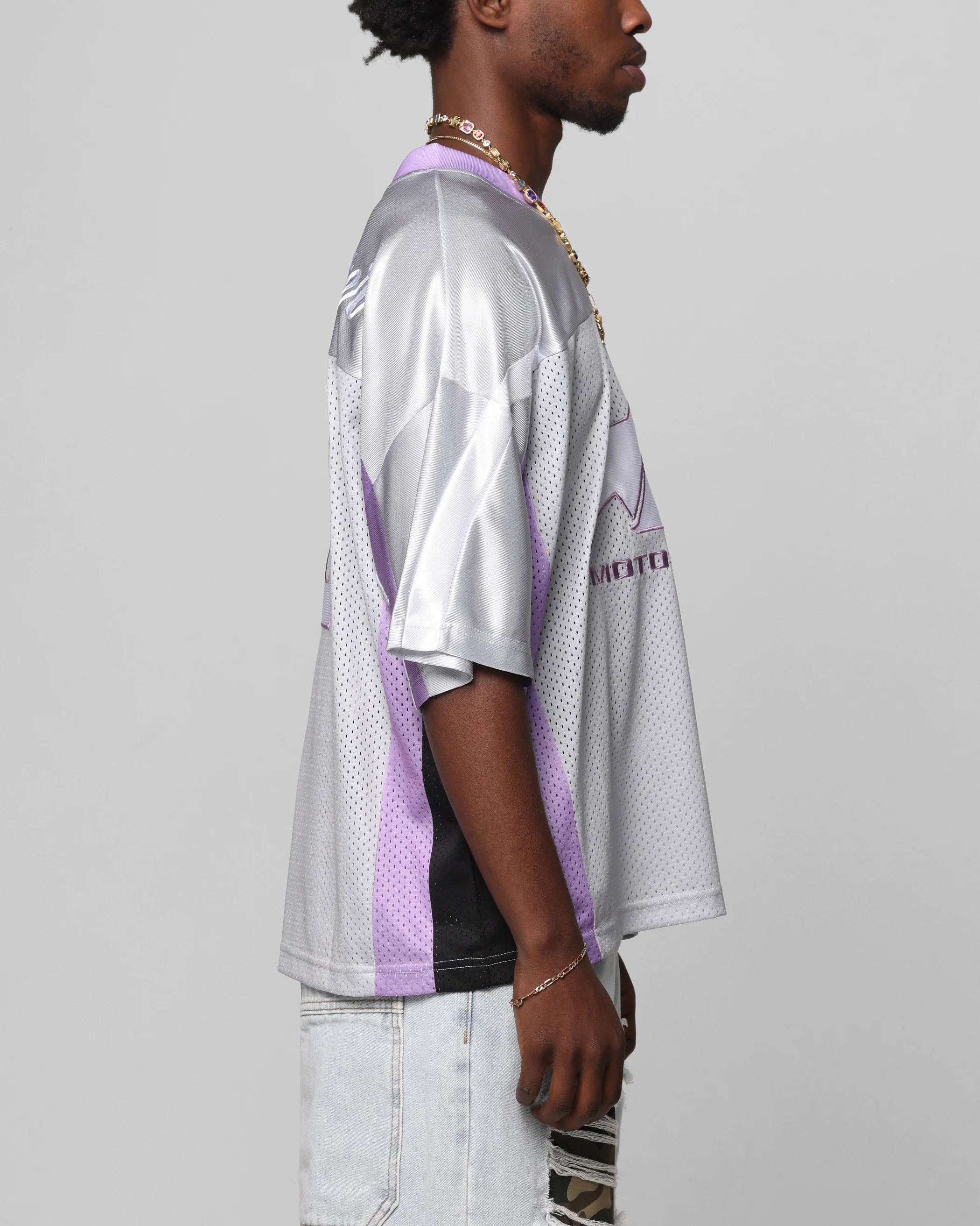 Loiter End Zone Jersey Grey/Purple - Image 5
