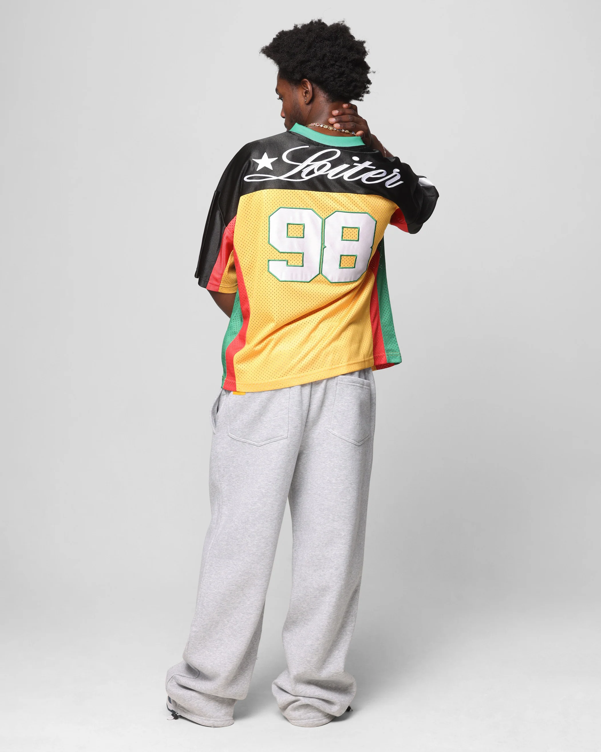 Loiter End Zone Jersey Yellow/Green/Red - Image 4