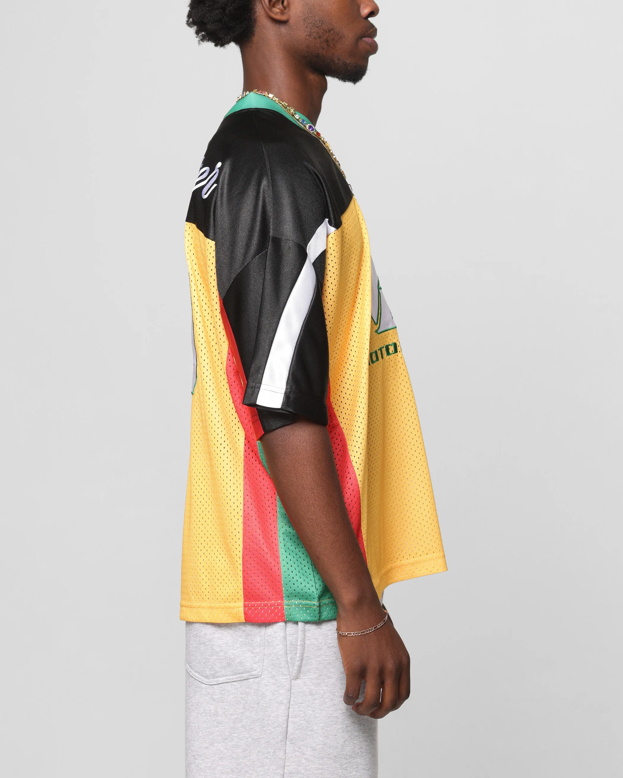 Loiter End Zone Jersey Yellow/Green/Red - Image 5