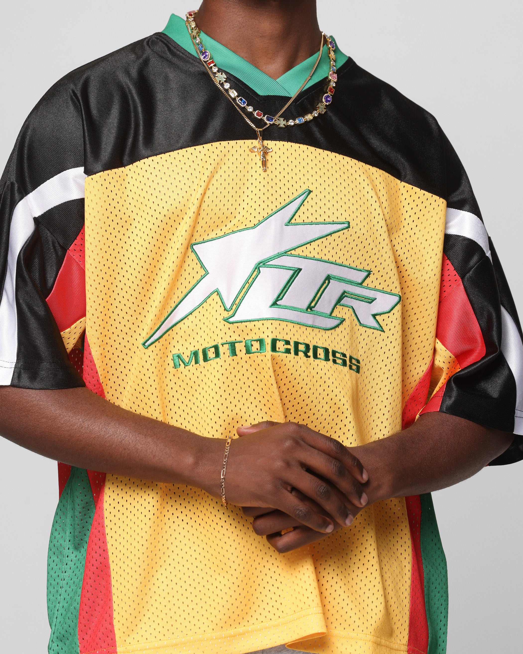 Loiter End Zone Jersey Yellow/Green/Red - Image 7
