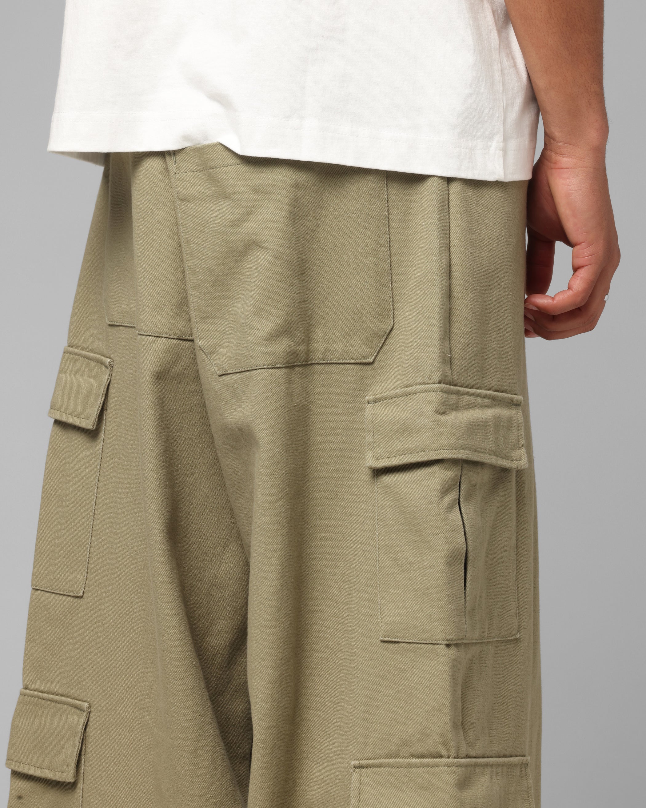 Loiter F-16 Balloon Cargo Pants Khaki - Image 4
