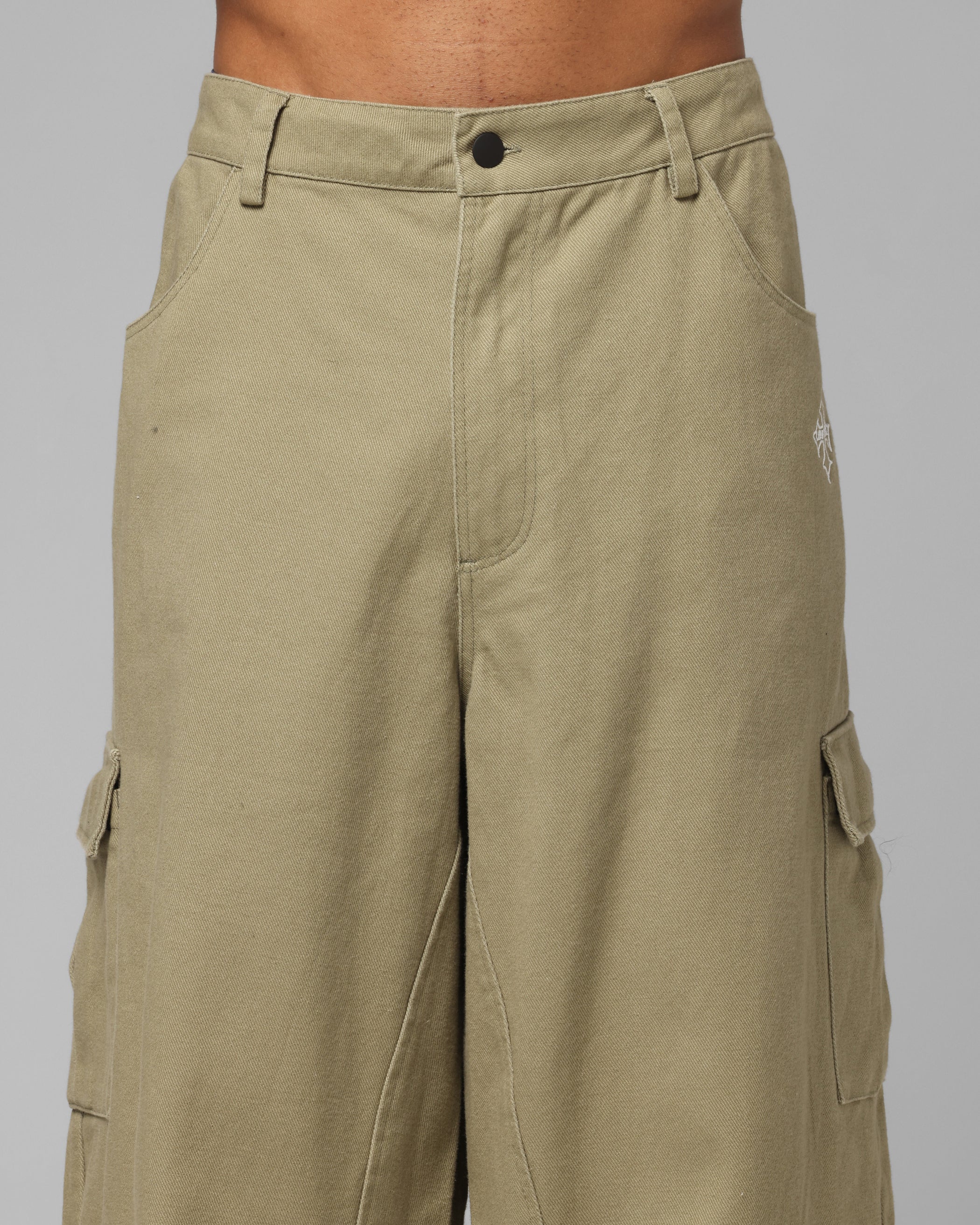 Loiter F-16 Balloon Cargo Pants Khaki - Image 7
