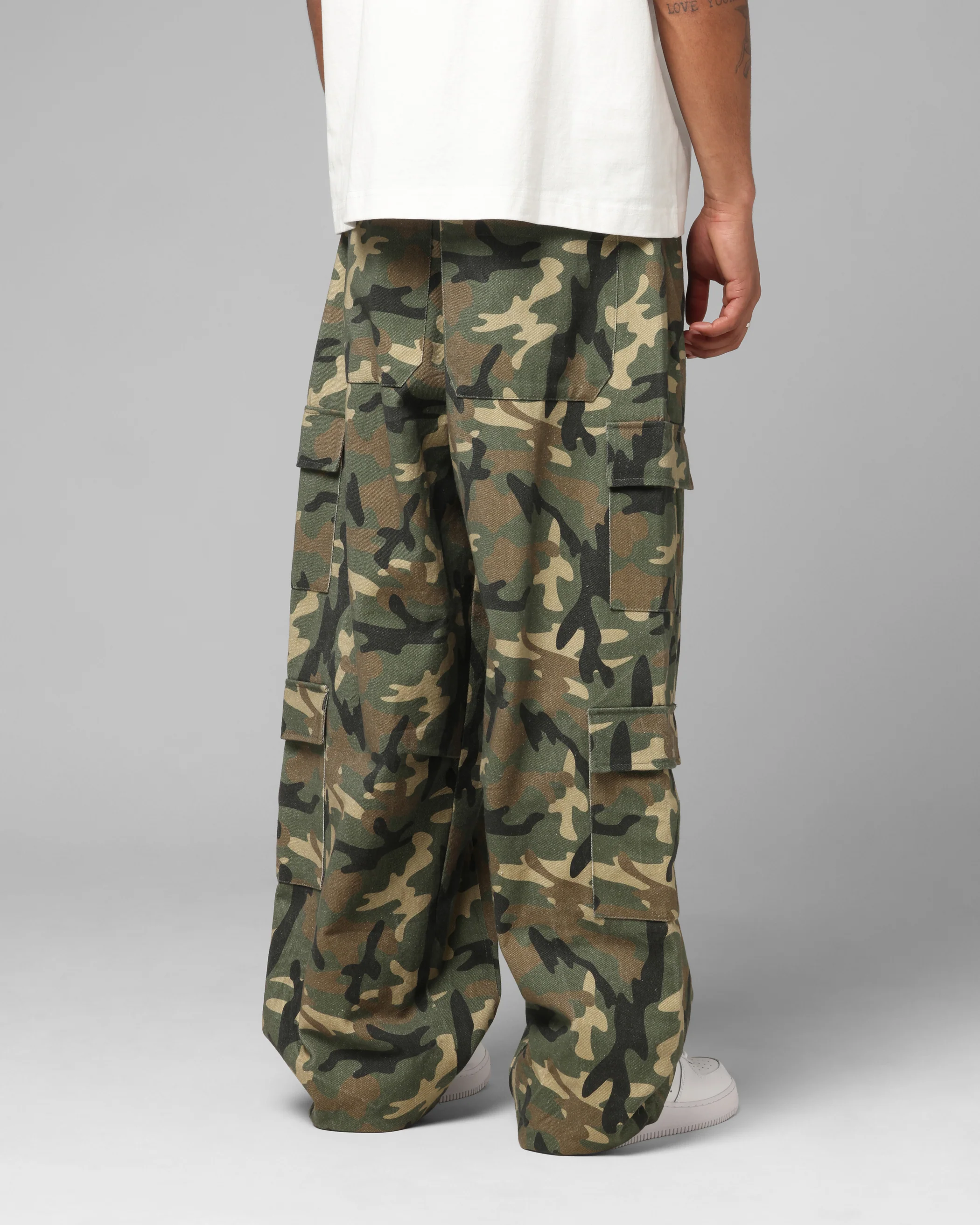Loiter F-16 Balloon Cargo Pants Woodland Camo - Image 6