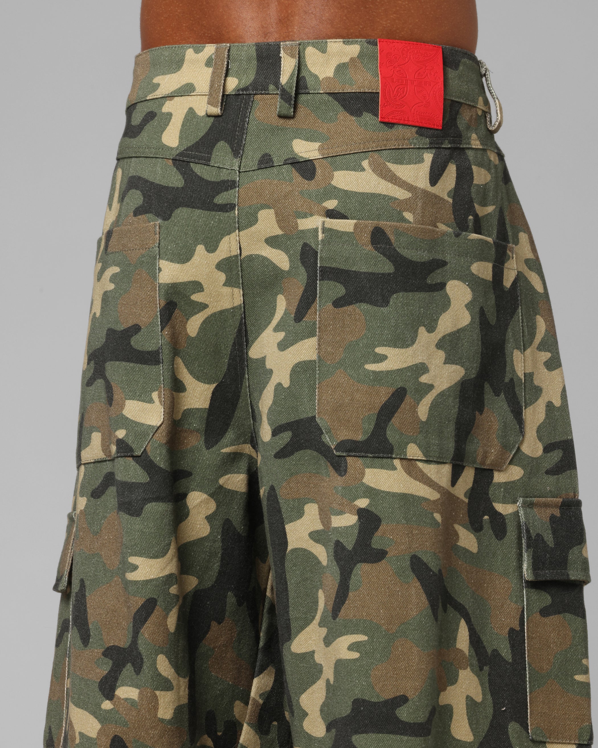 Loiter F-16 Balloon Cargo Pants Woodland Camo - Image 8