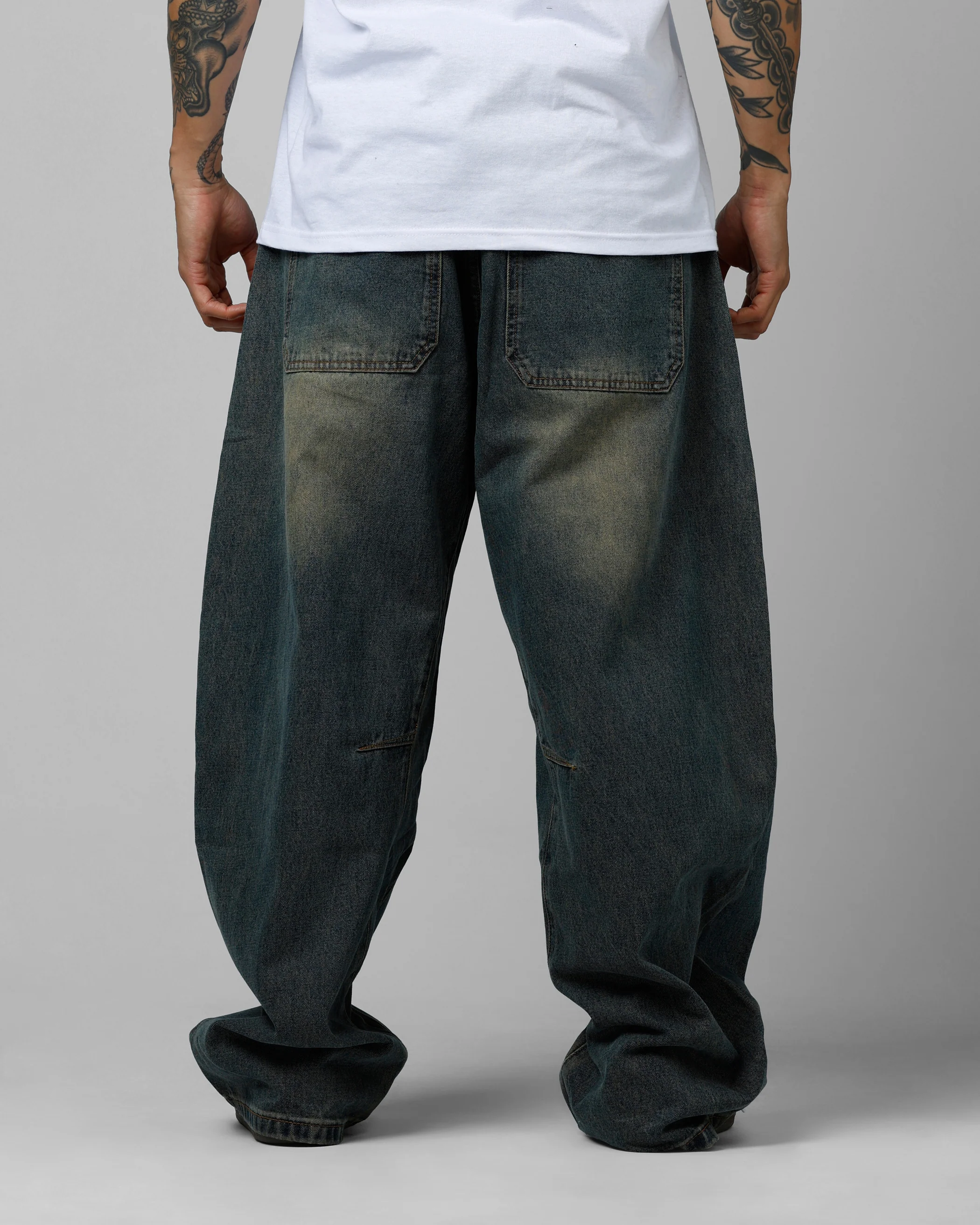 F-16 Balloon Jeans Dirty Blue - Image 5