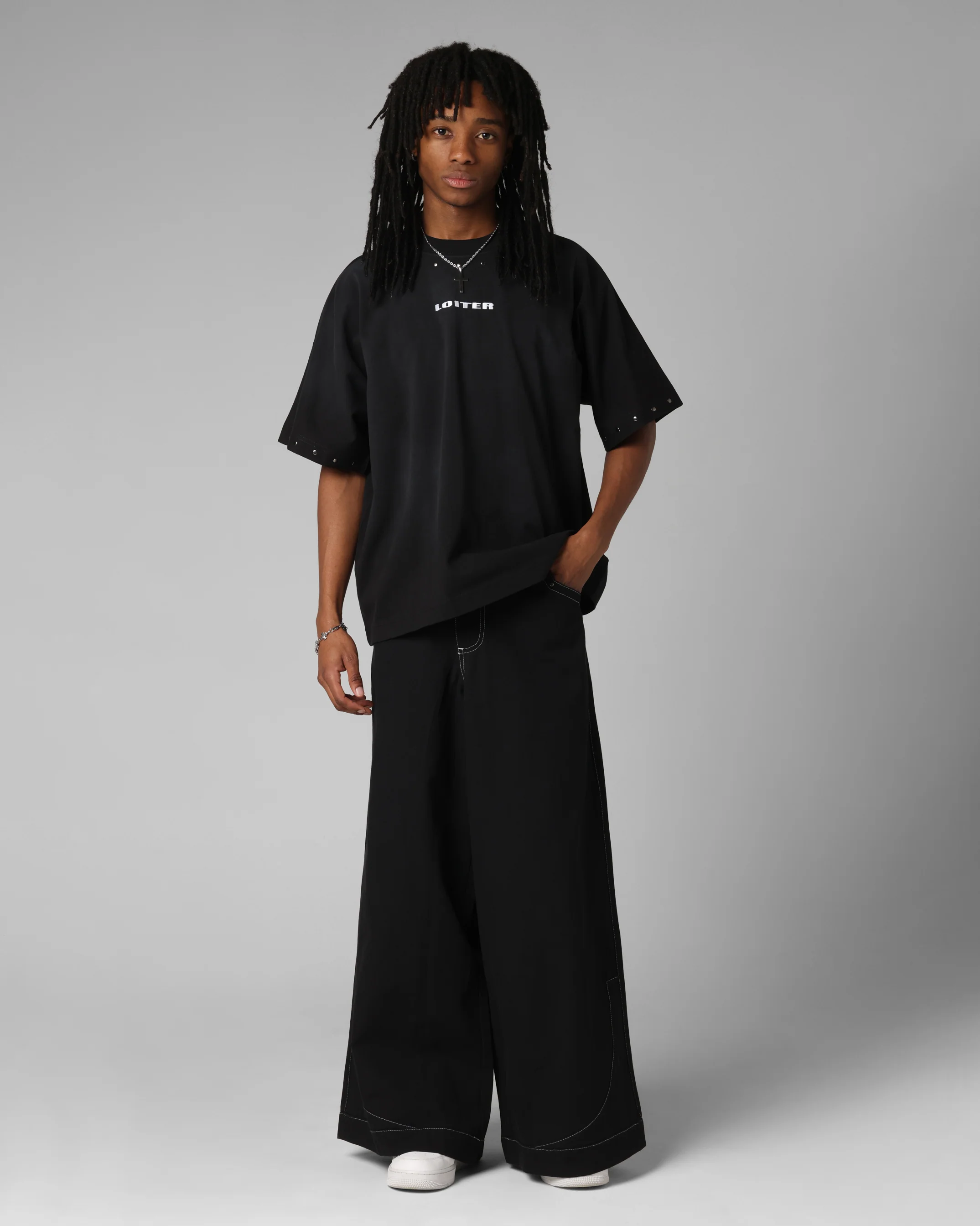 Loiter F-22 Raver Jeans Black - Image 2