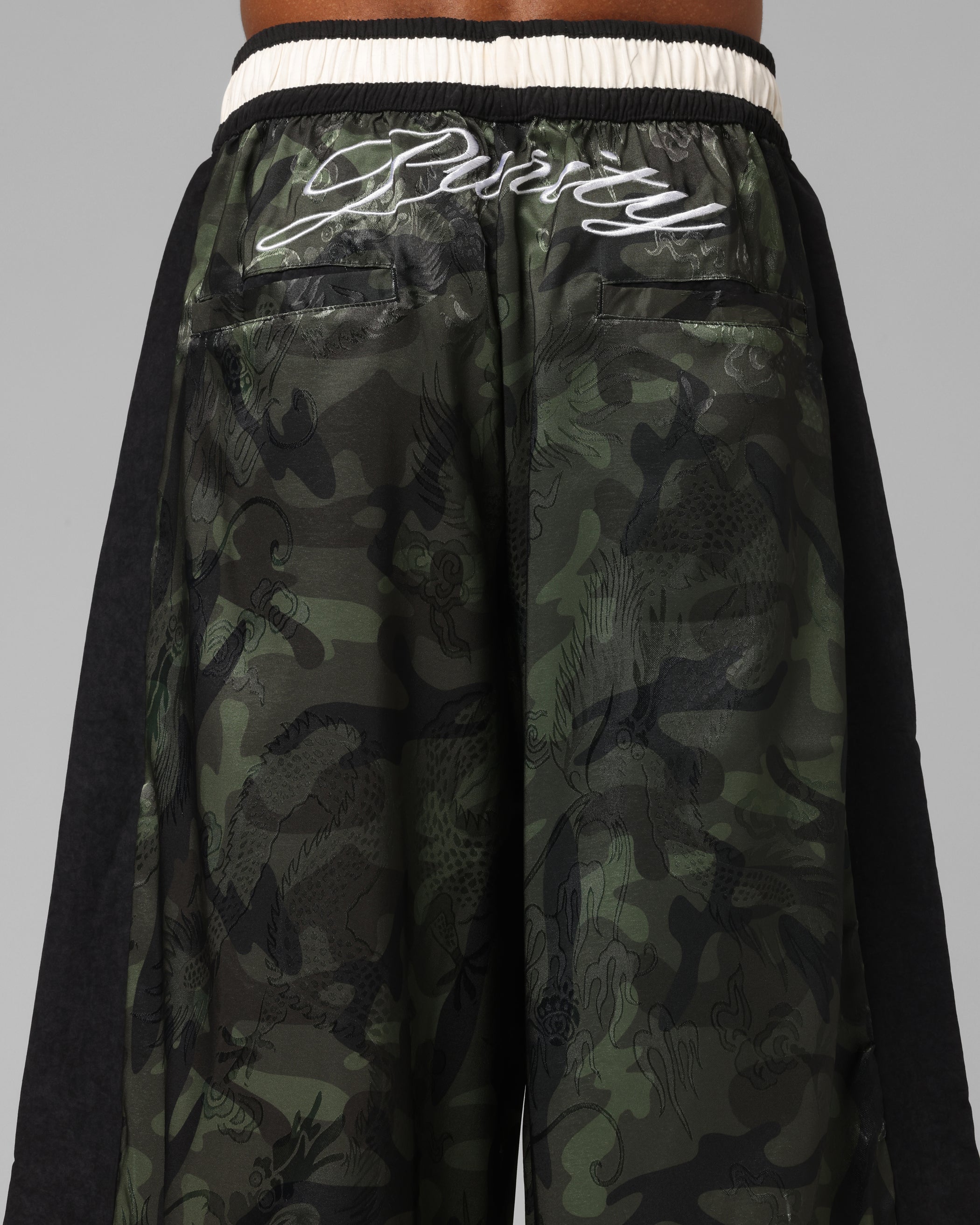 Loiter Fight Club 3 Quarter Shorts Woodland Camo - Image 8