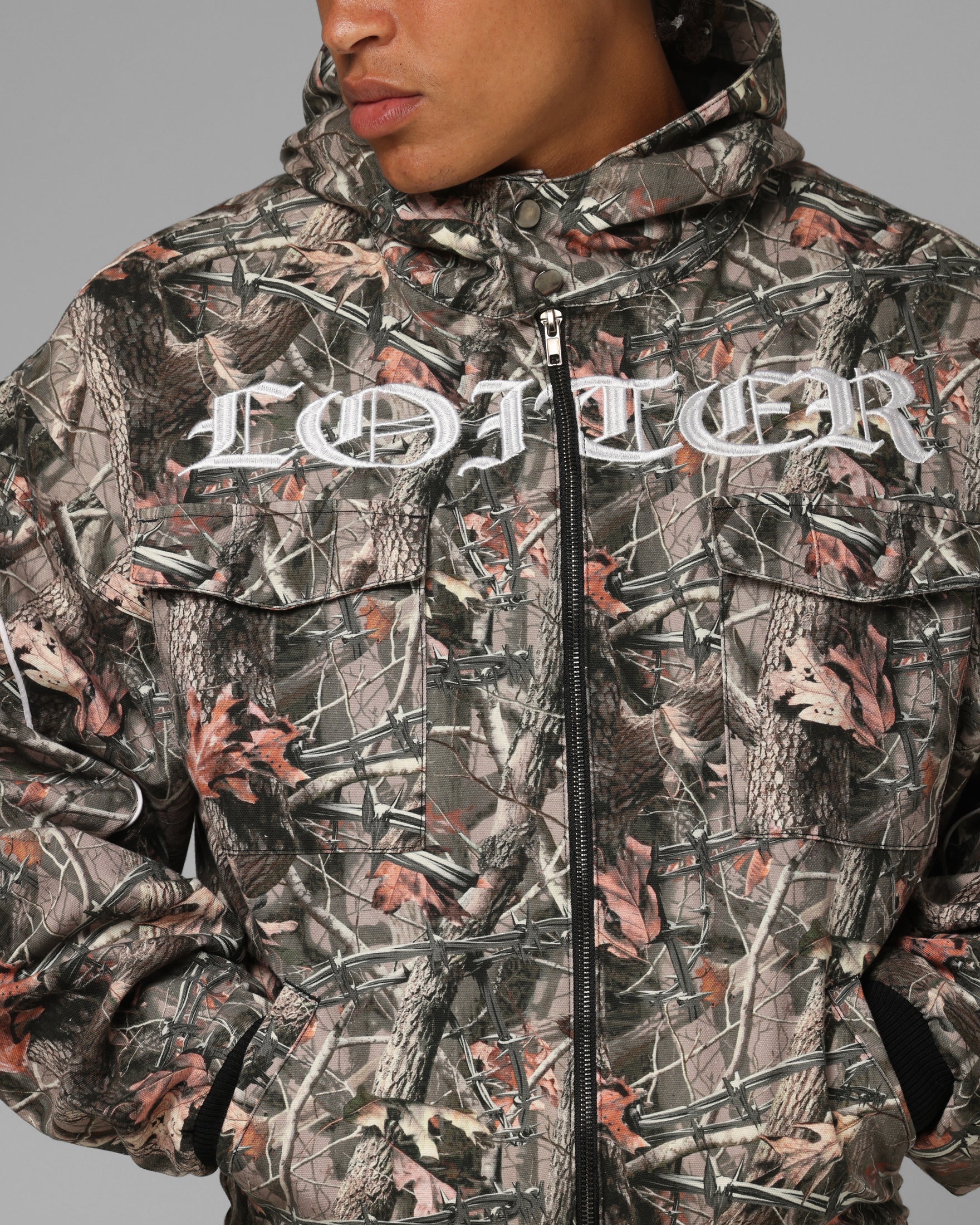 Loiter Fracture Hoodie Real Tree Camo - Image 7