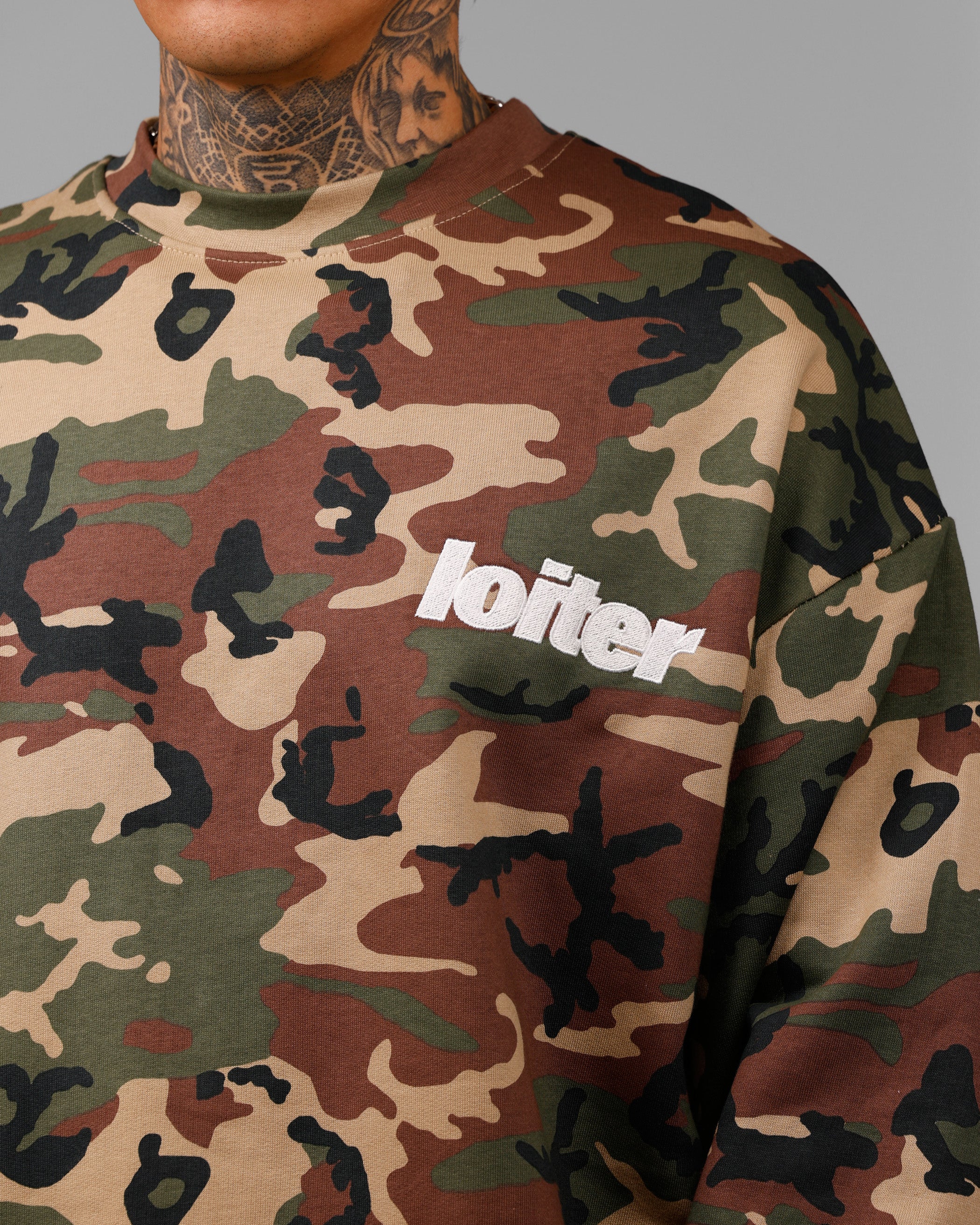 Freeway Crewneck Woodland Camo - Image 5