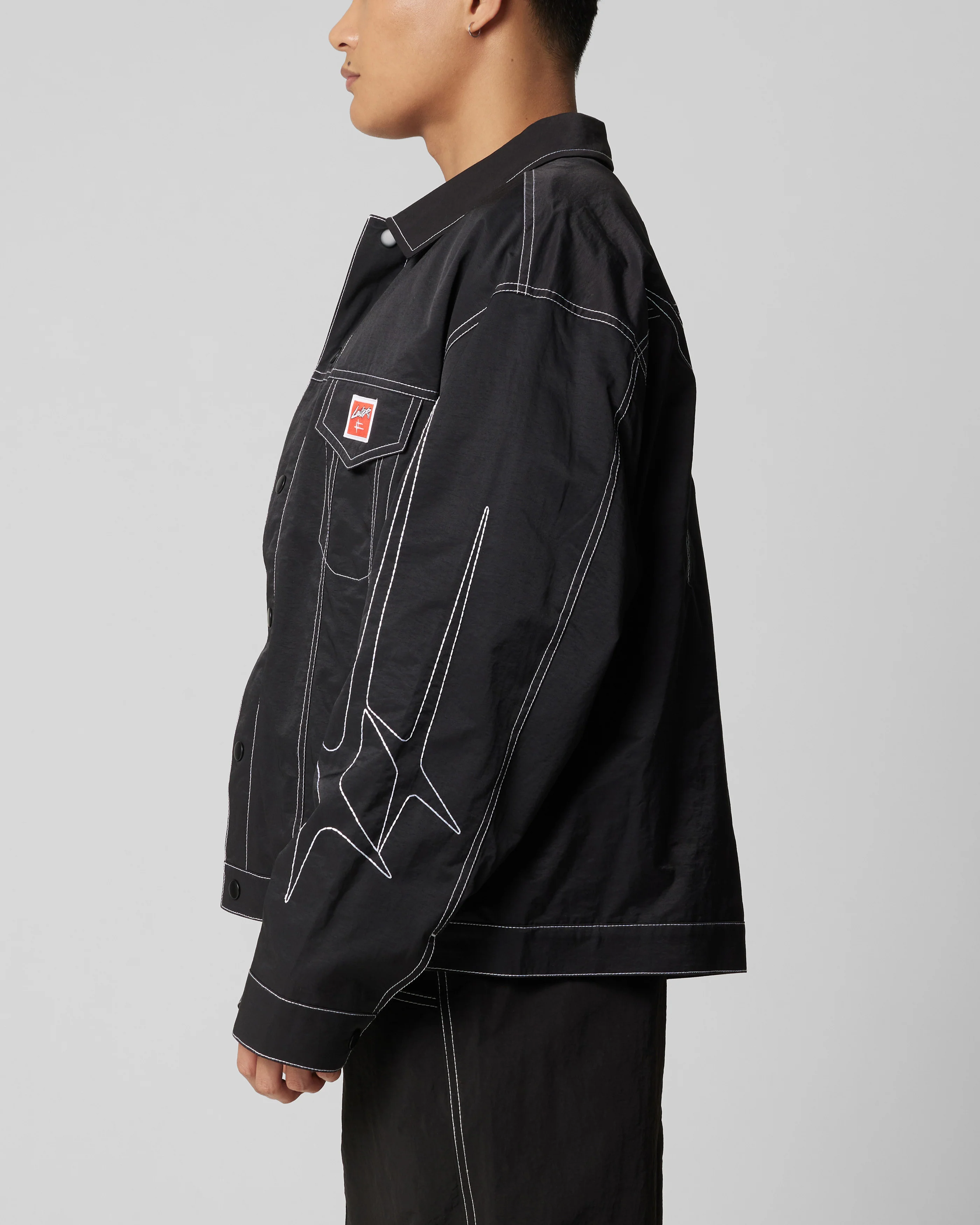 Galaxy Contrast Jacket Black - Image 3
