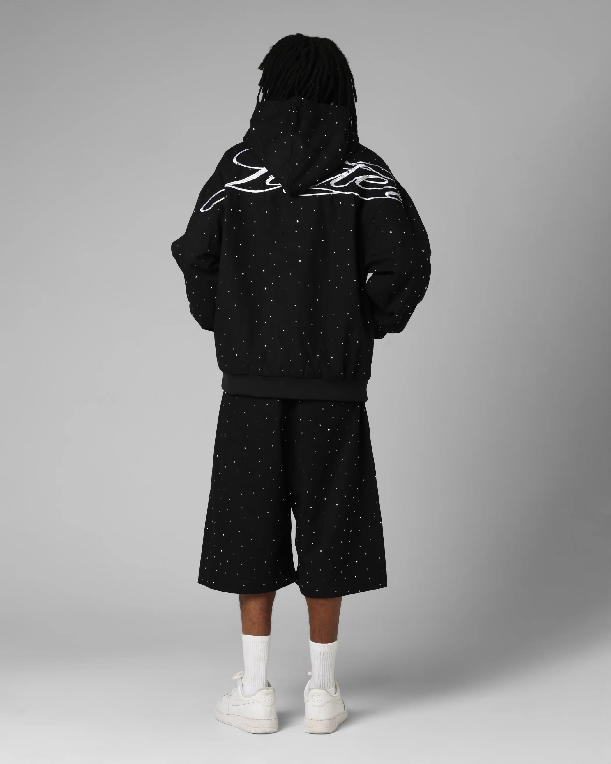 Loiter Hail Storm Premium Hoodie Black - Image 4