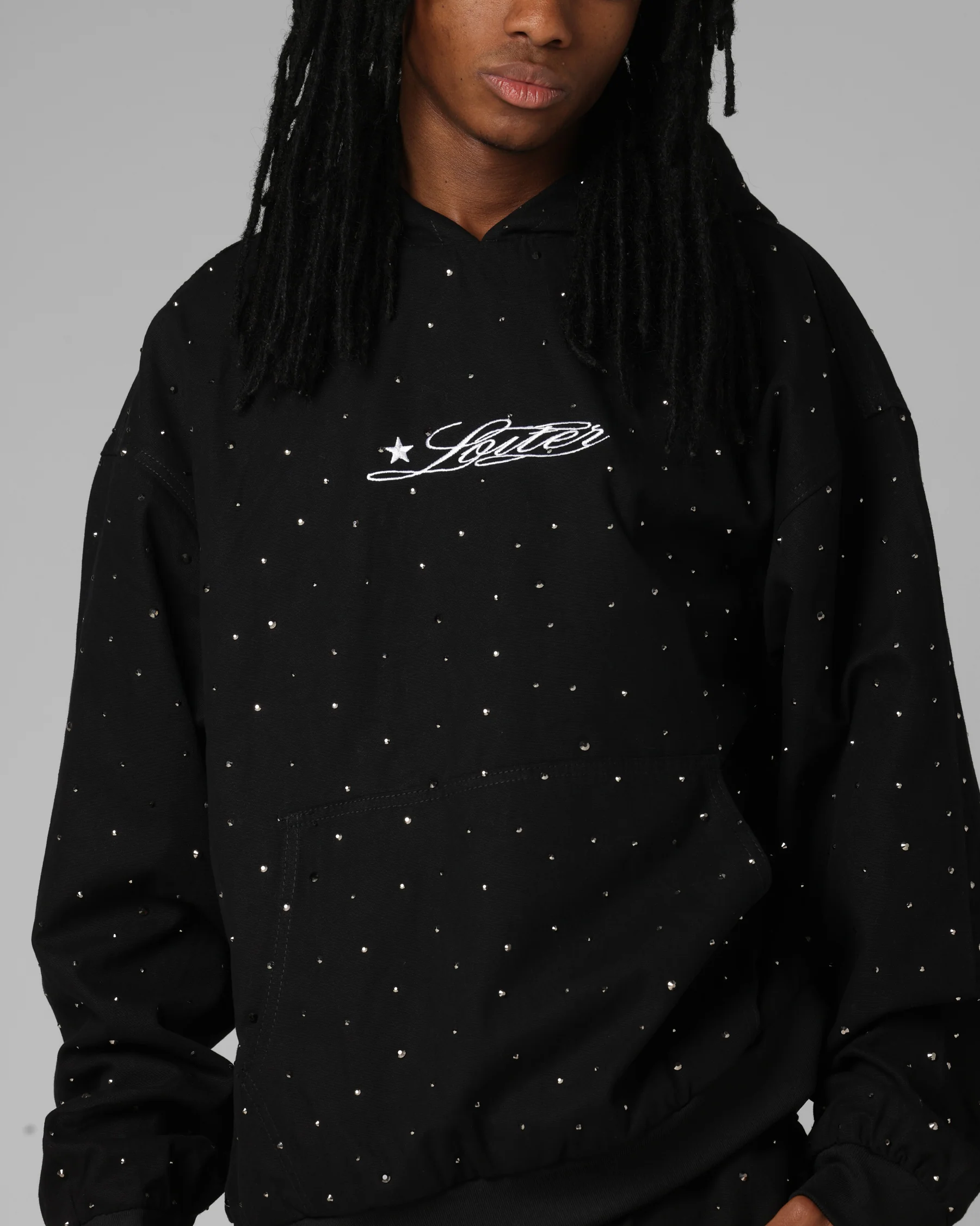 Loiter Hail Storm Premium Hoodie Black - Image 7