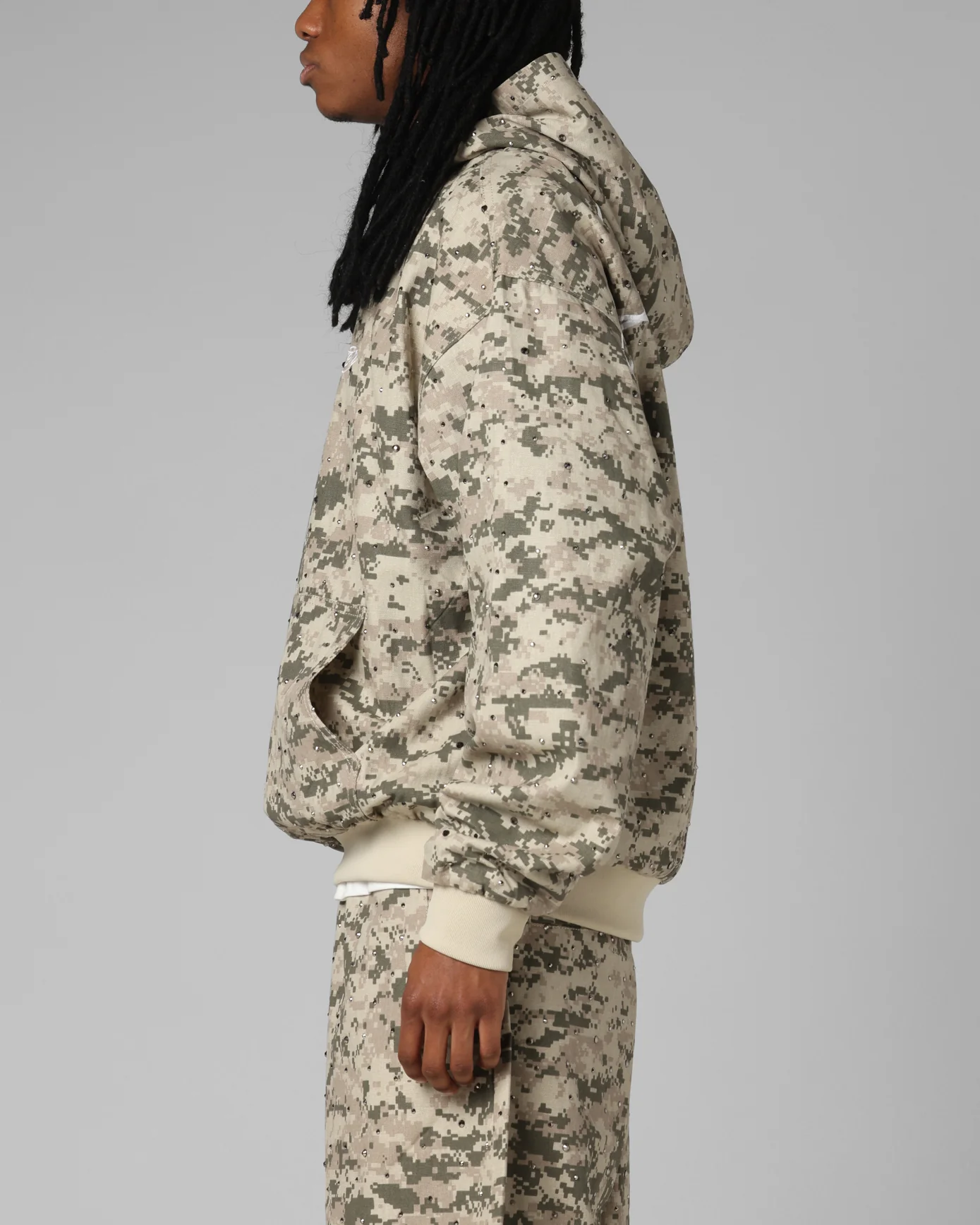 Loiter Hail Storm Premium Hoodie Digi Camo - Image 6