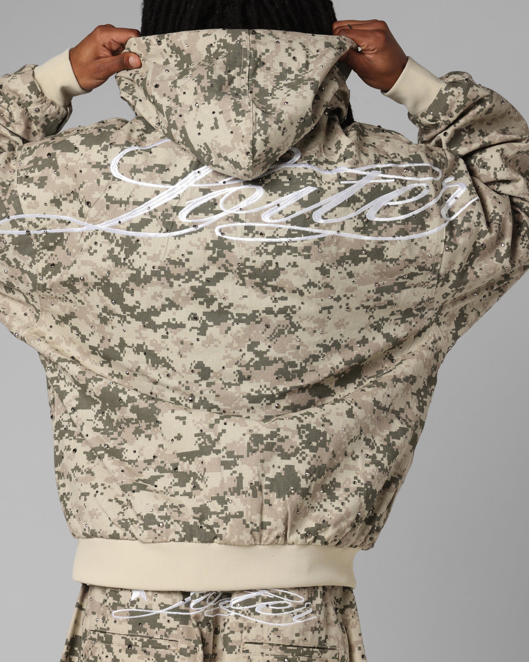 Loiter Hail Storm Premium Hoodie Digi Camo - Image 7