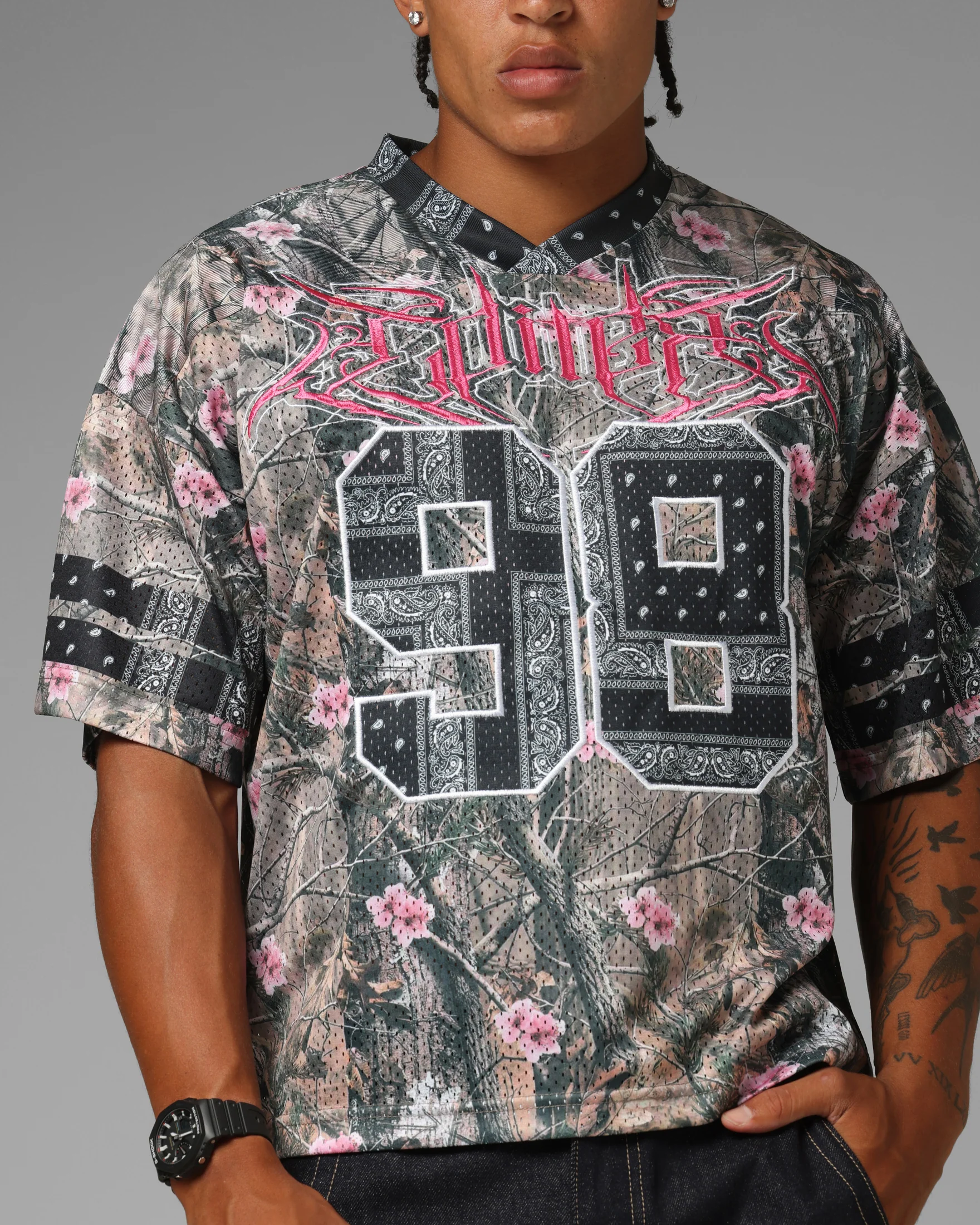 Loiter Hardcore Jersey Real Tree/Pink - Image 7