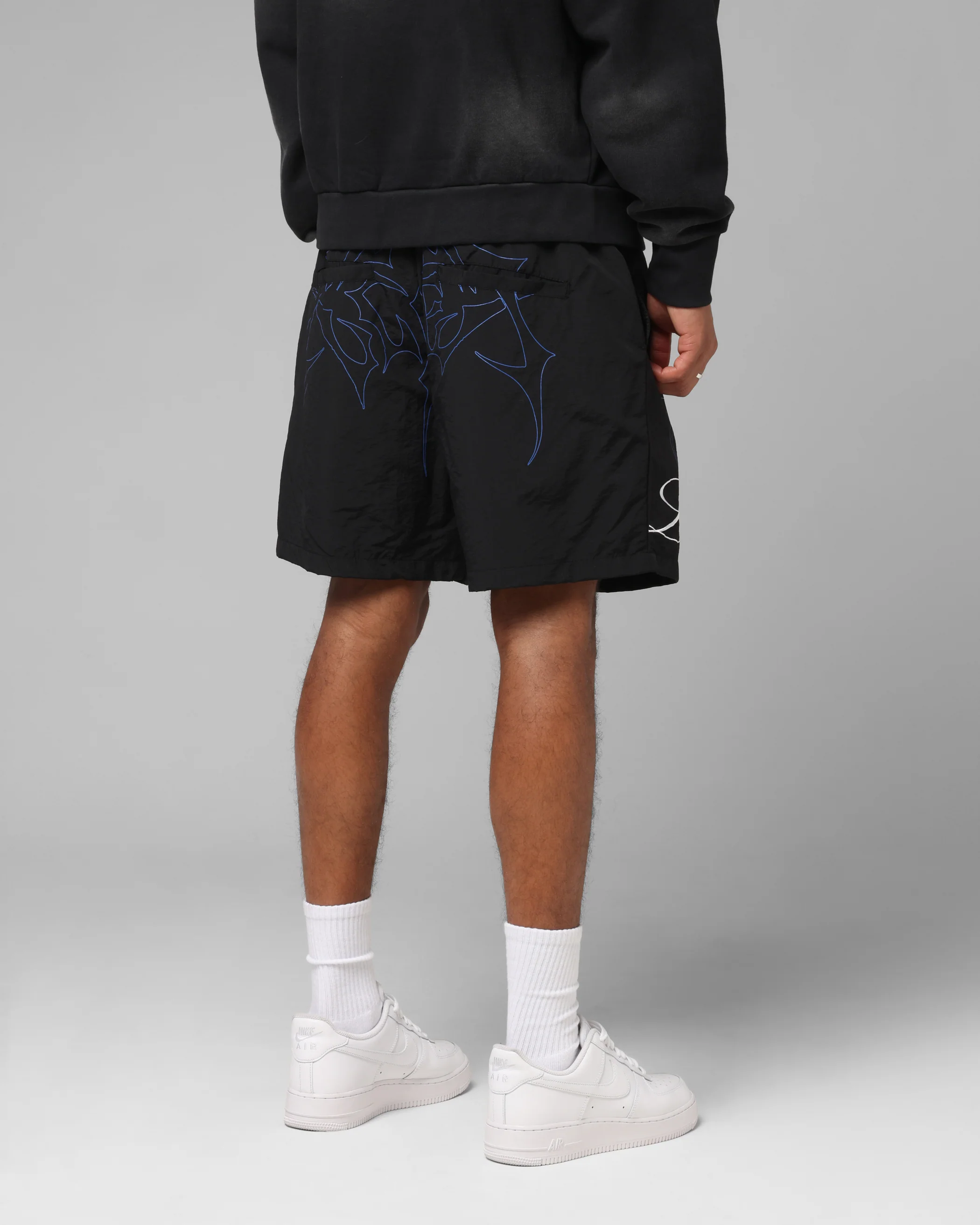 Loiter Hardcore Walk Shorts Black - Image 6
