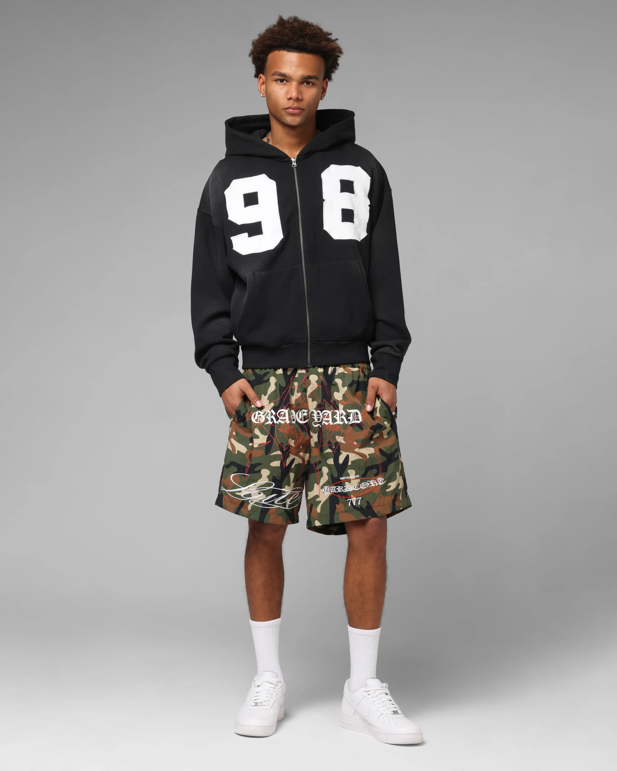 Loiter Hardcore Walk Shorts Camo - Image 2