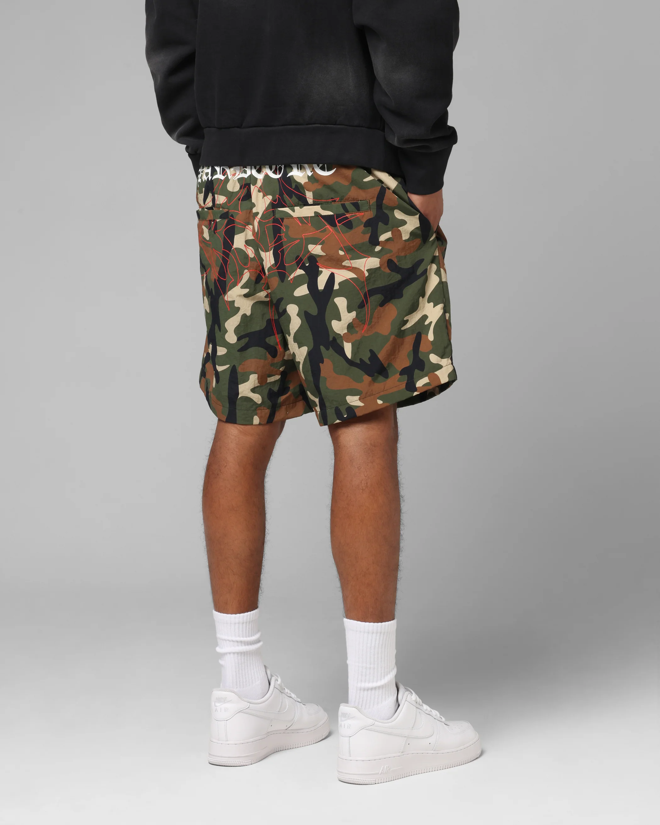 Loiter Hardcore Walk Shorts Camo - Image 5