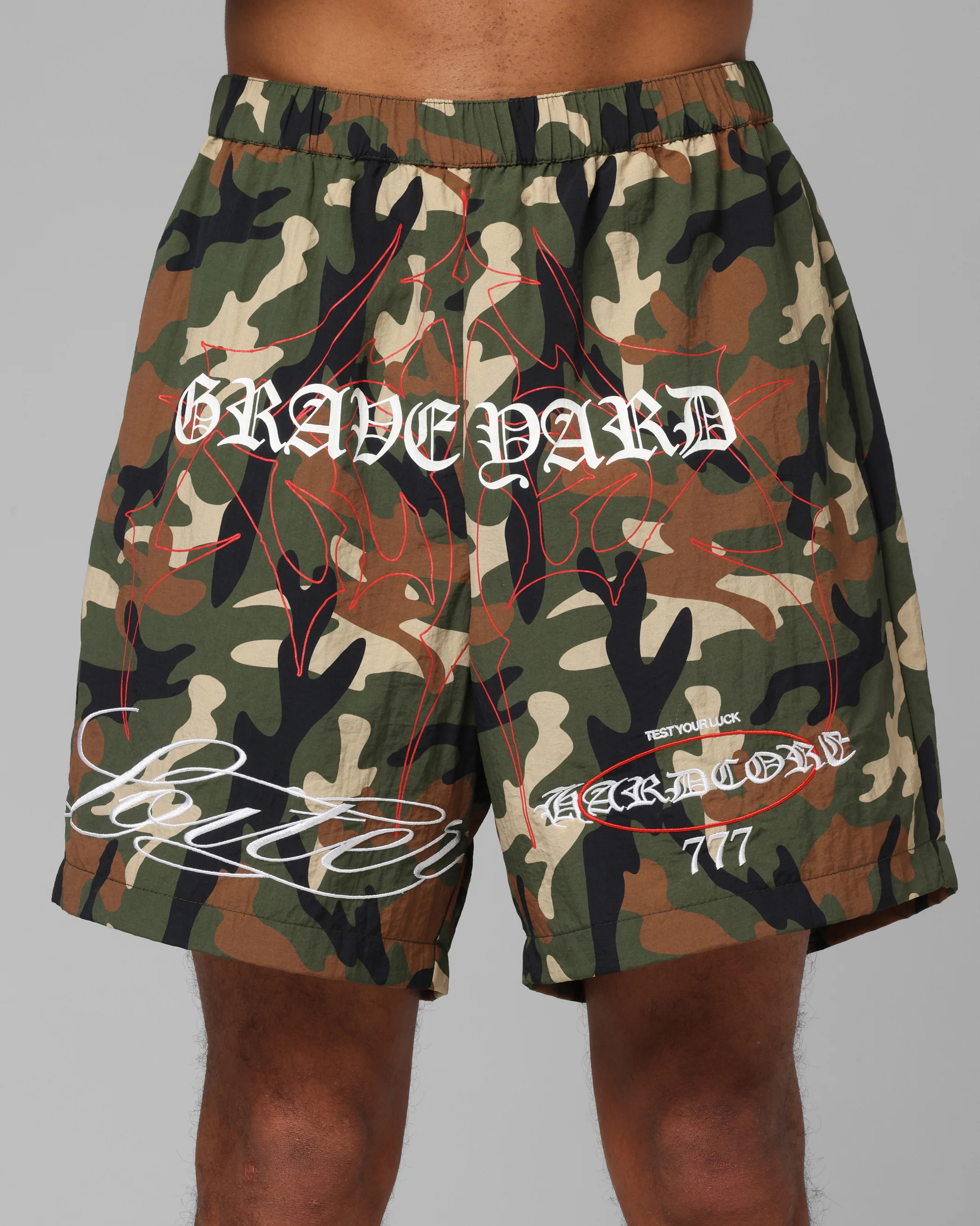 Loiter Hardcore Walk Shorts Camo - Image 7