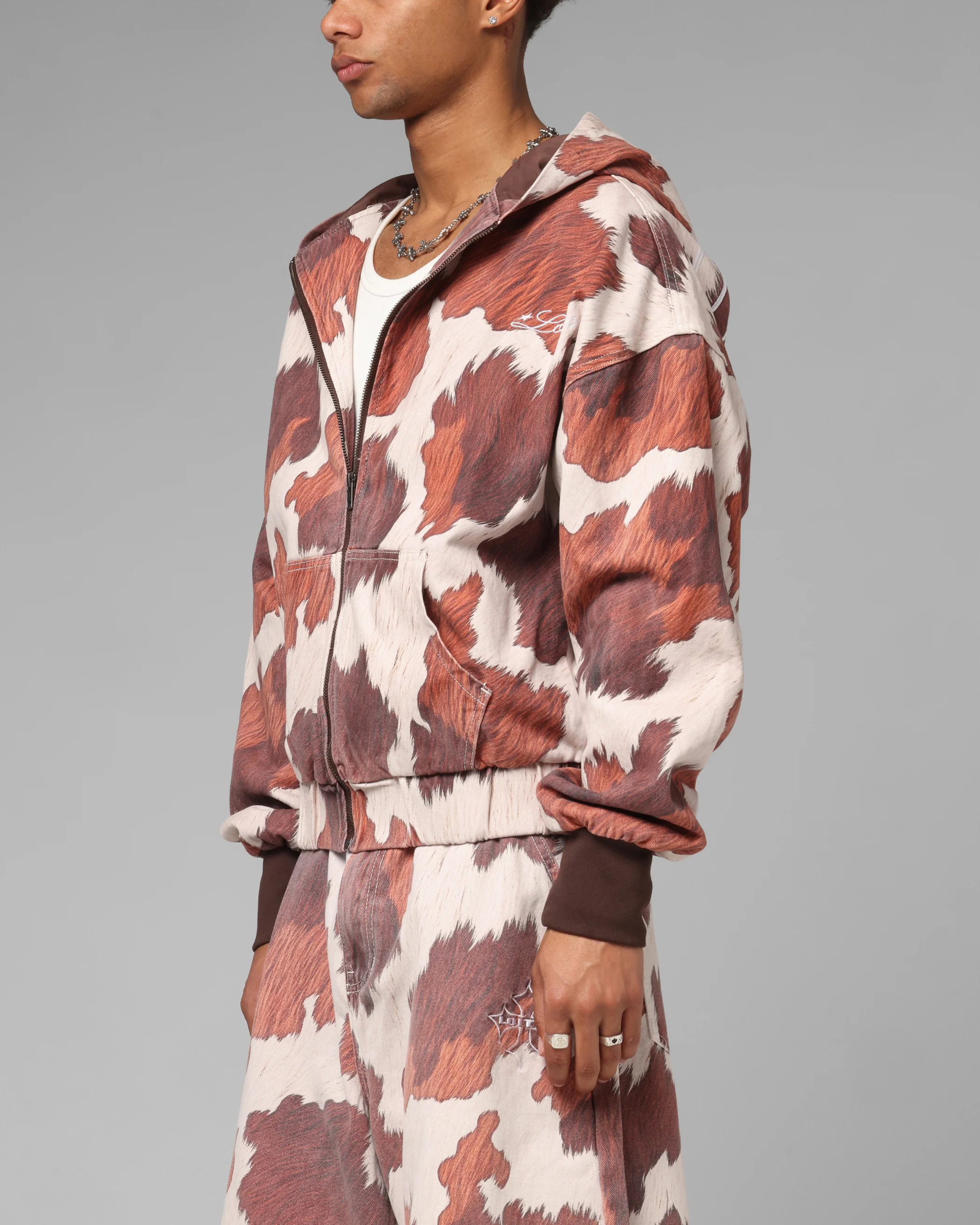 Loiter Hide Zip Jacket Cowhide - Image 5
