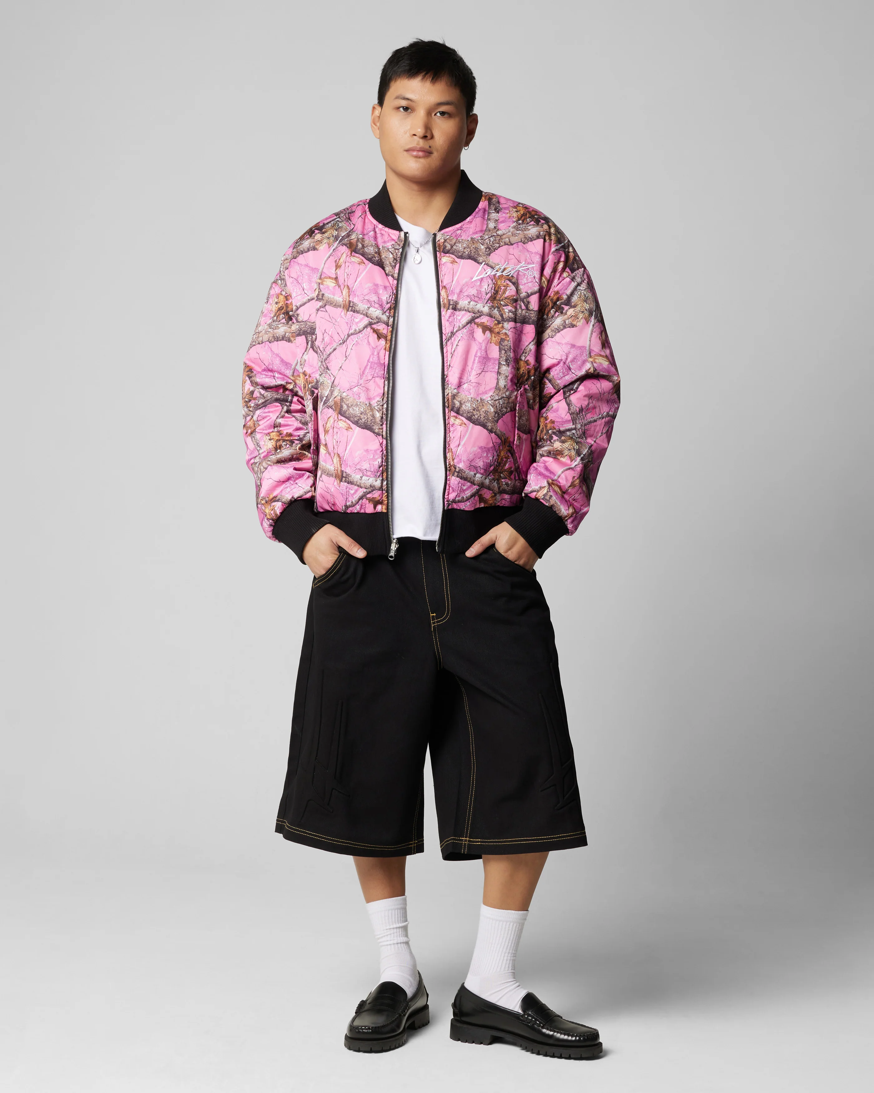 Hunter Reversible Jacket Black/Pink - Image 5