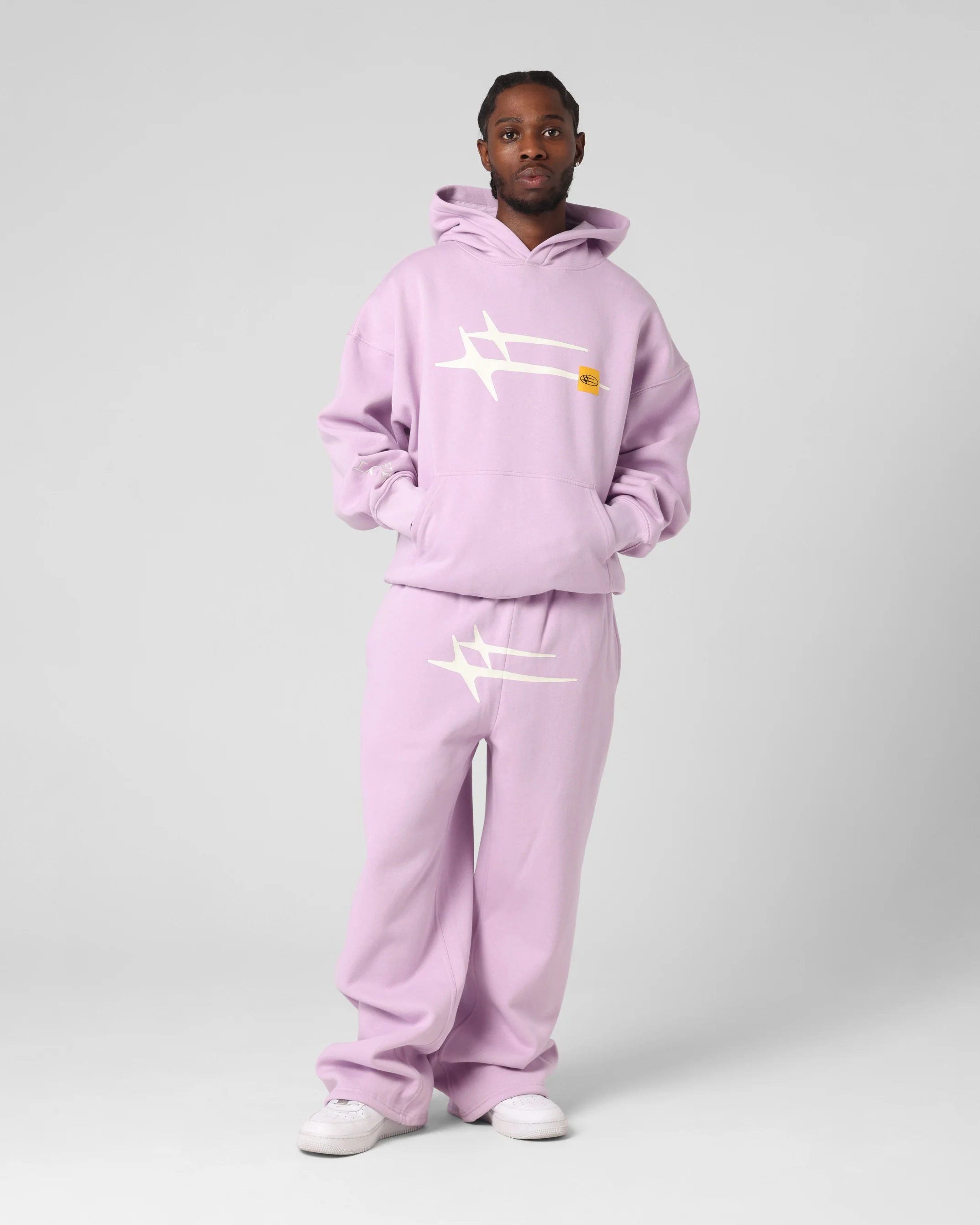 Loiter Hybrid Hoodie Lilac - Image 2