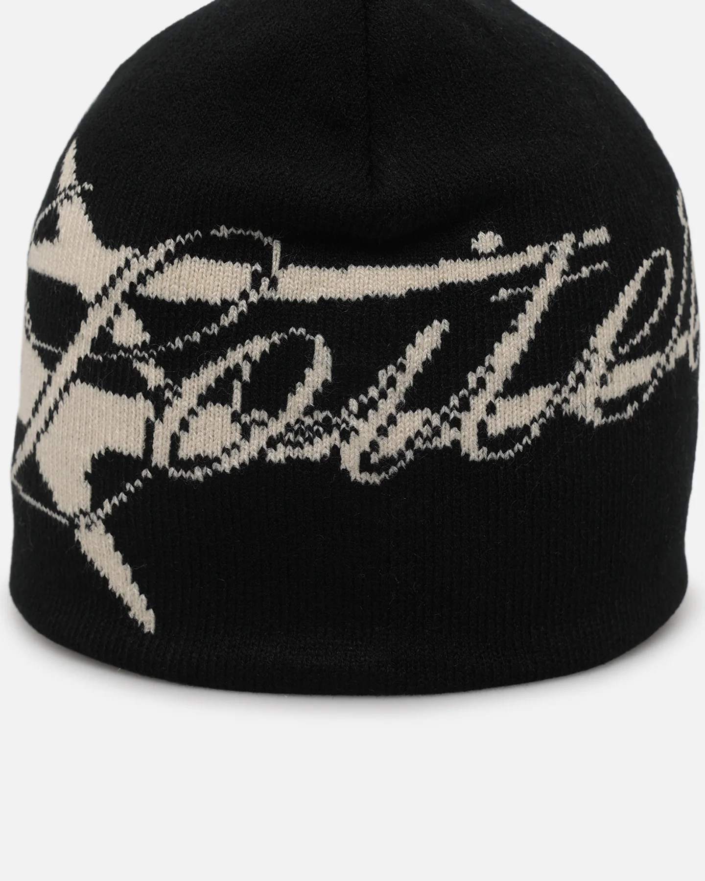 Hybrid Skull Knit Beanie Black - Image 5
