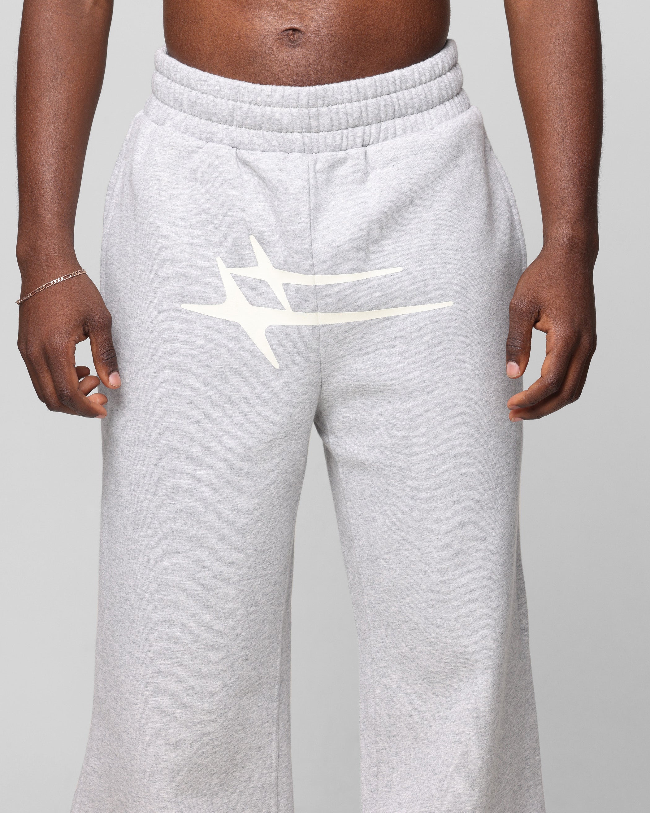 Loiter Hybrid Sweatpants Grey Marle - Image 7
