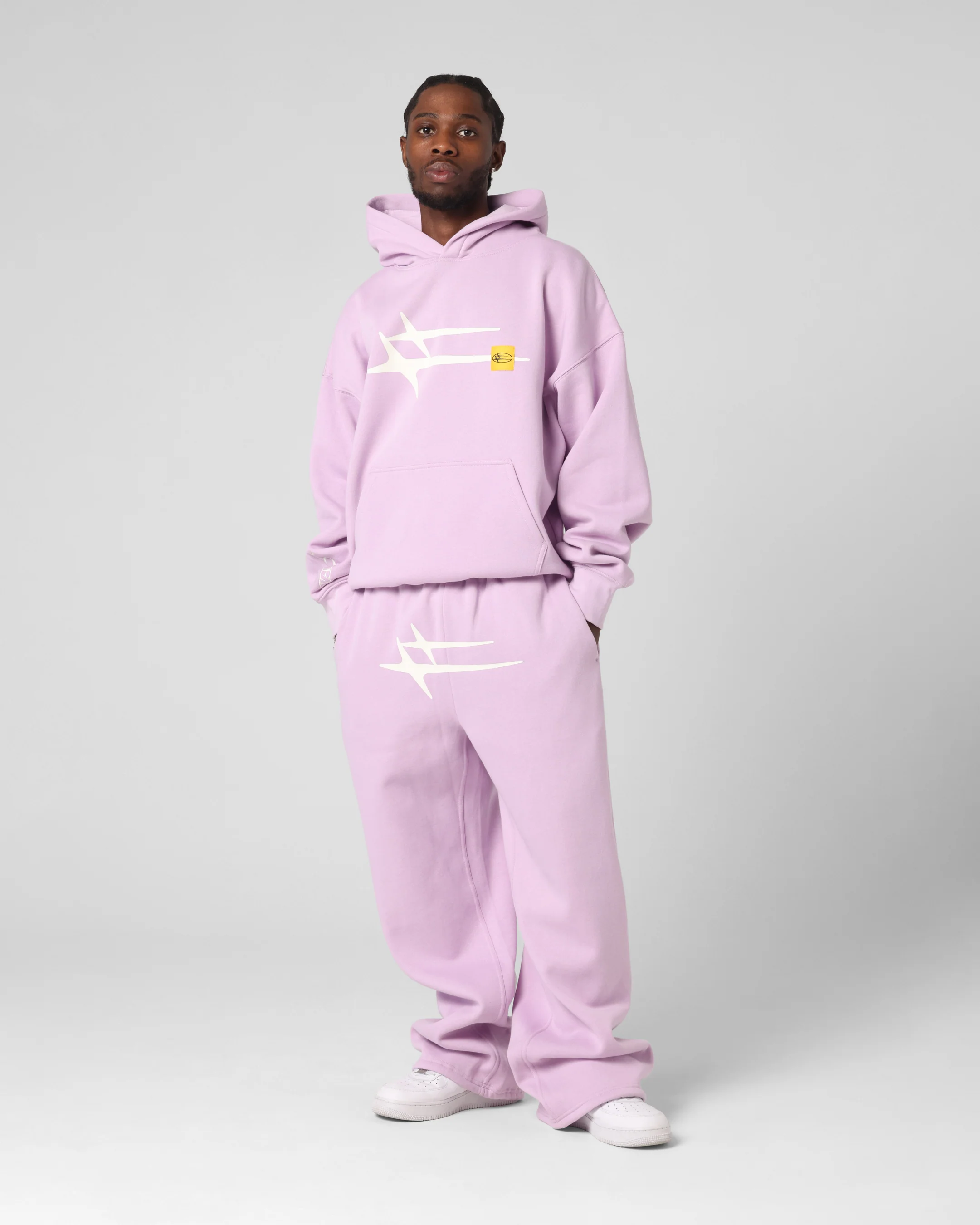 Loiter Hybrid Sweatpants Lilac - Image 2