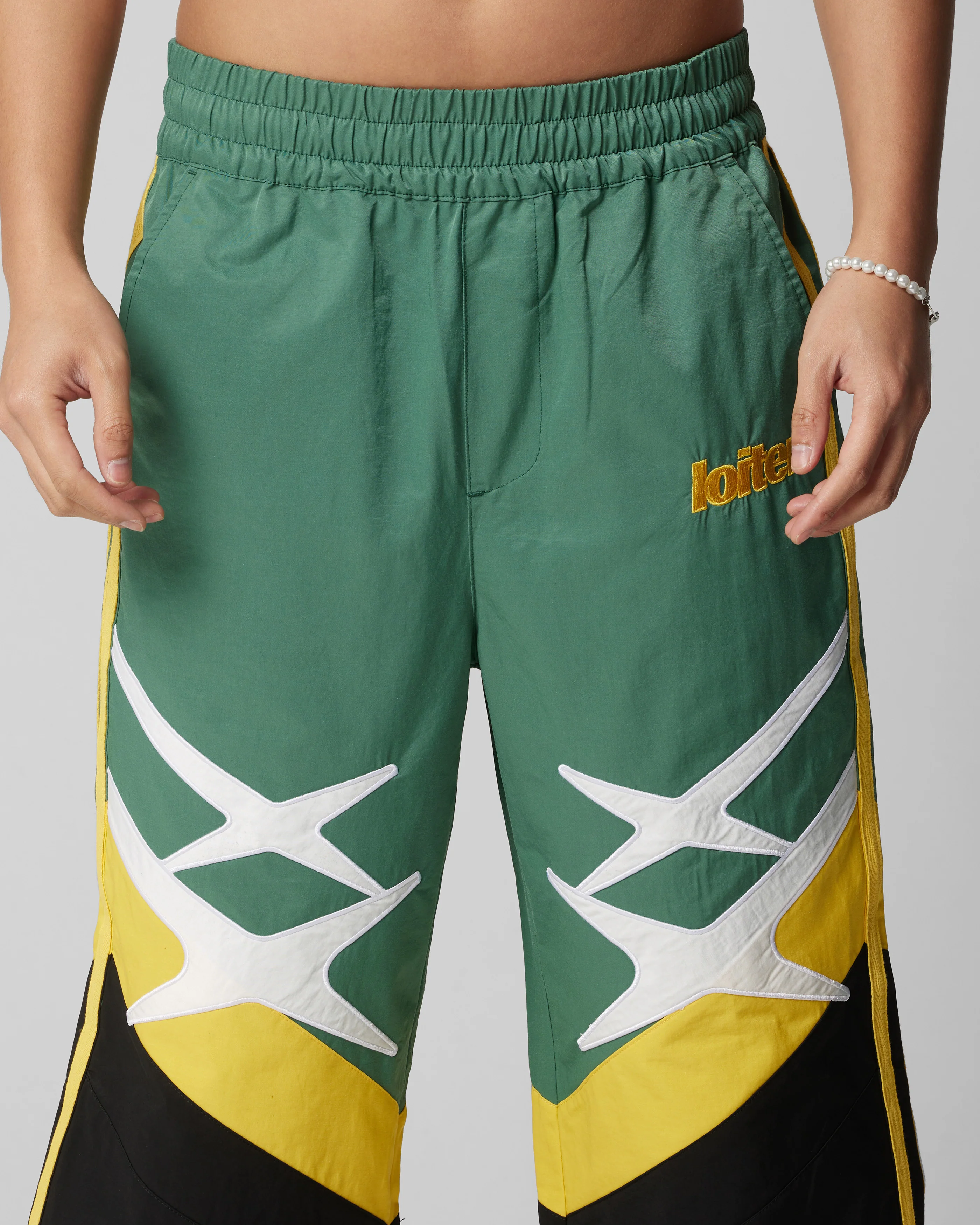 Hybrid Trackpants Green/Yellow - Image 6