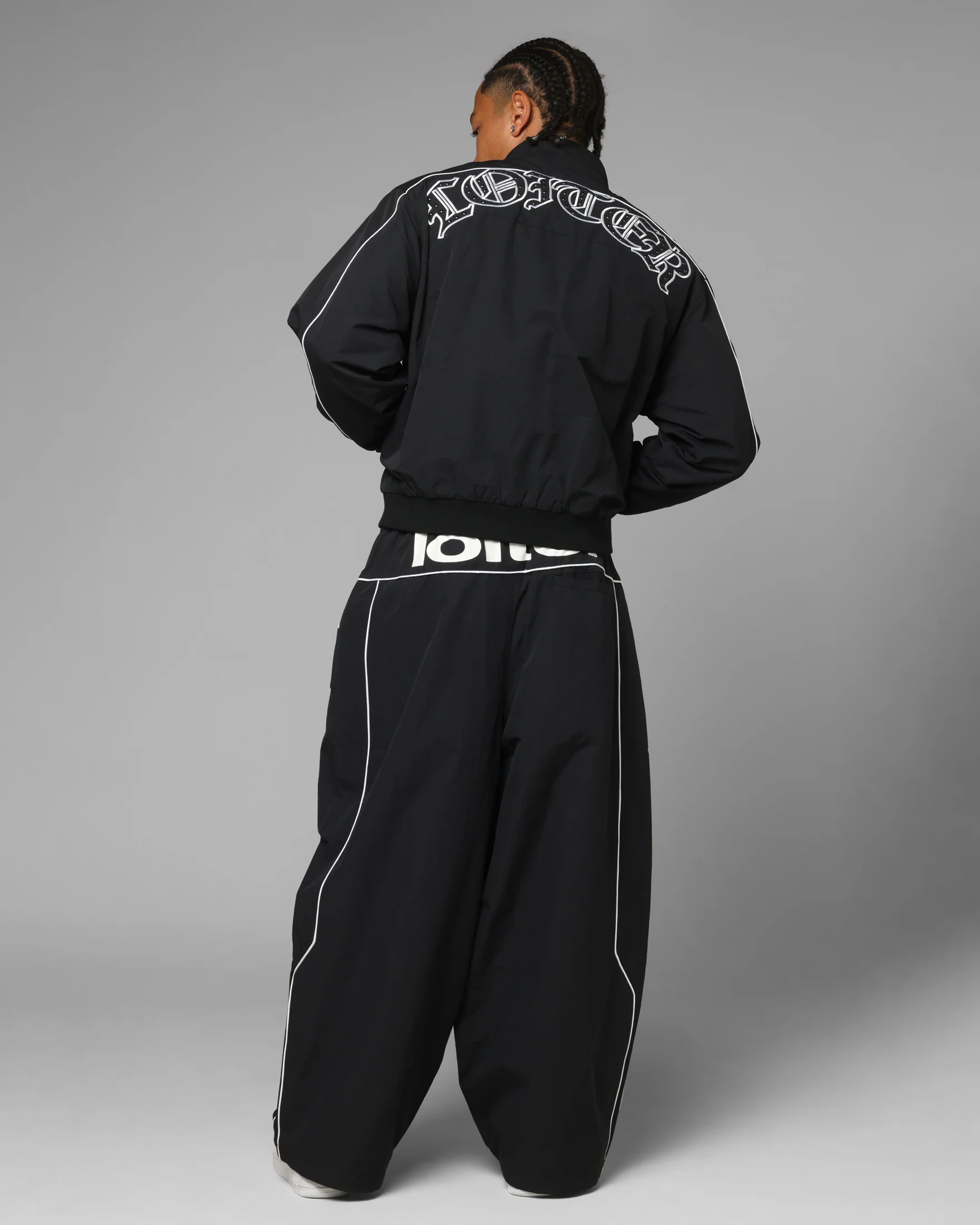 Loiter Imperial Track Jacket Black - Image 4