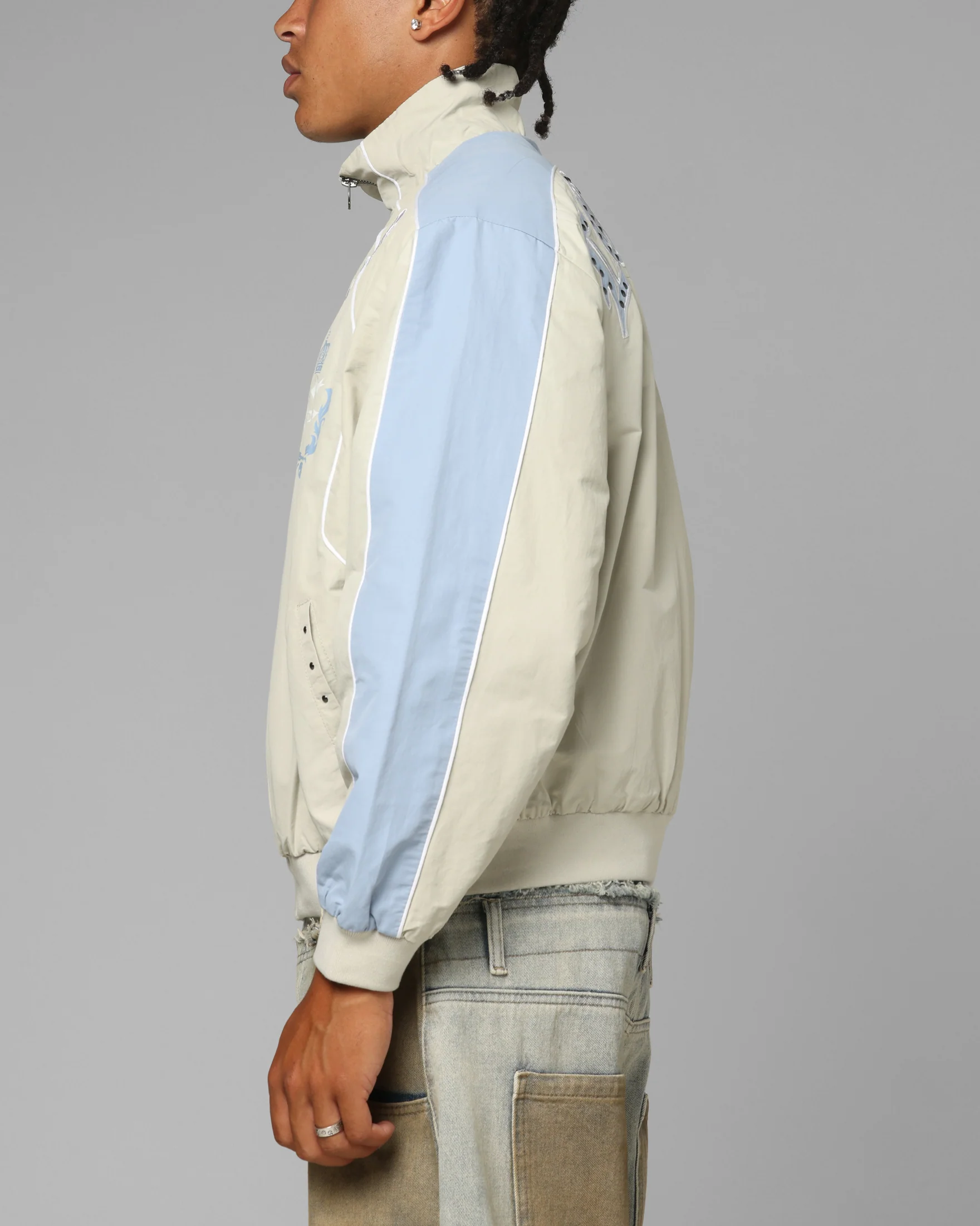 Loiter Imperial Track Jacket Grey - Image 6
