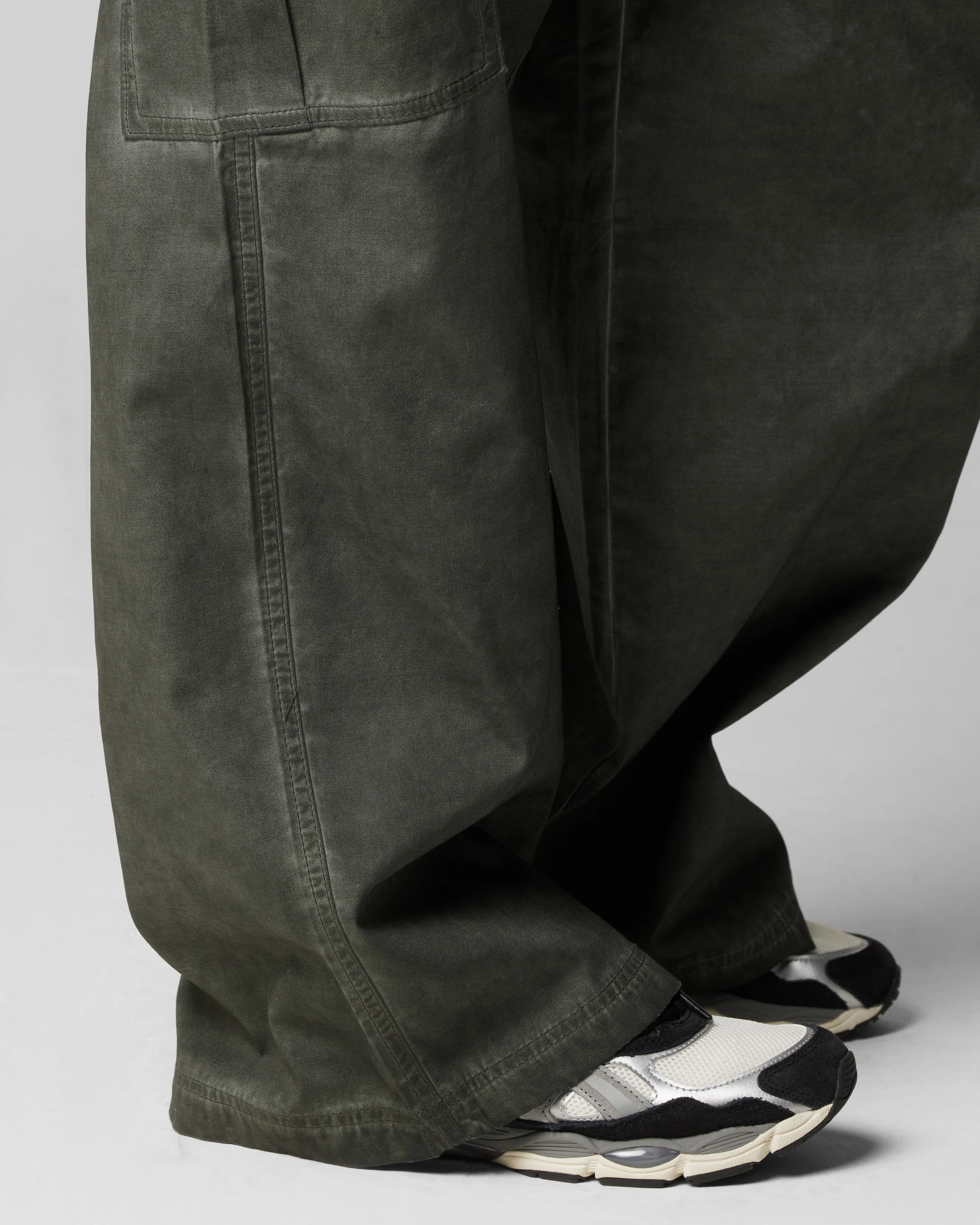 Loiter Kraven Parachute Pants Khaki - Image 4