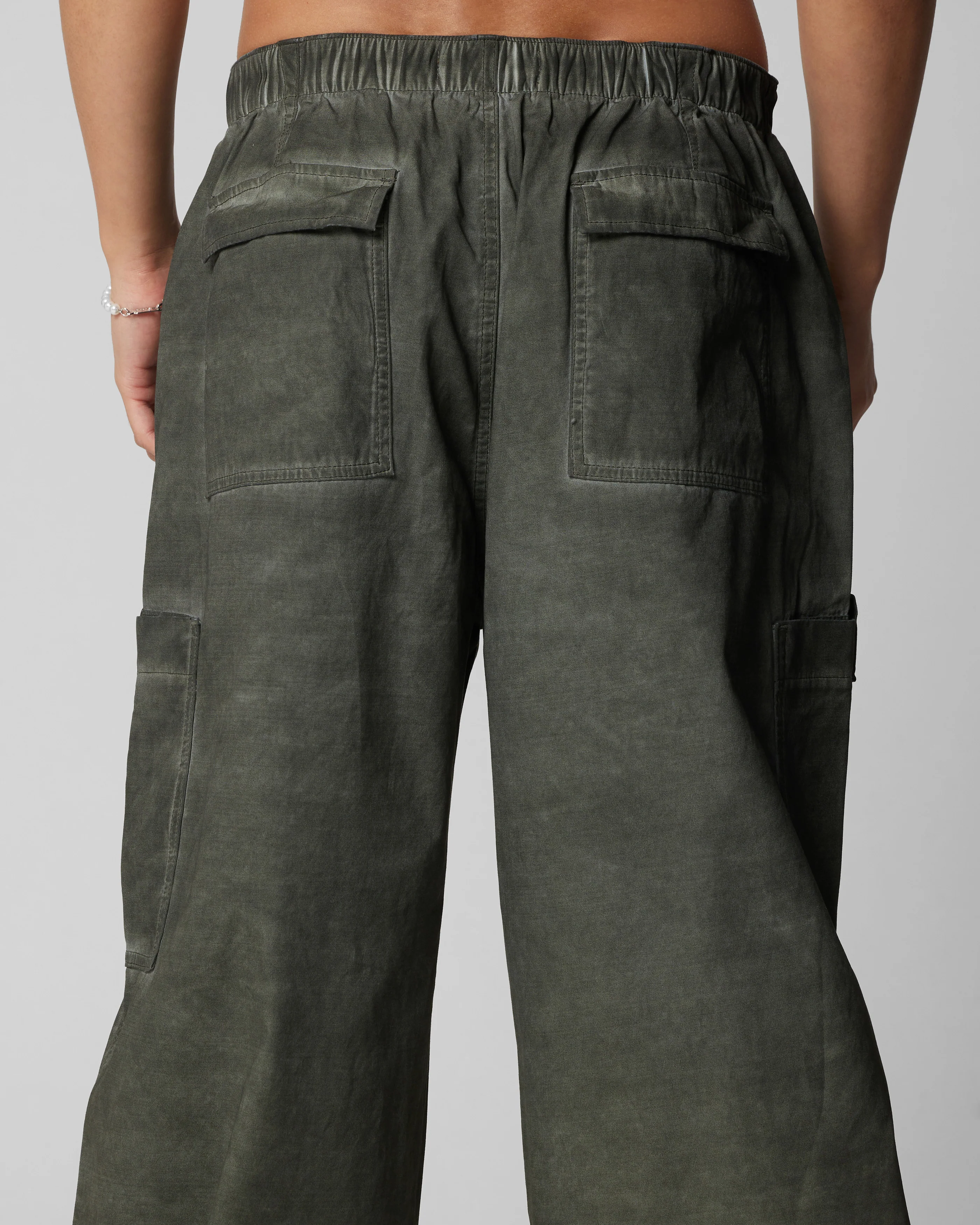 Loiter Kraven Parachute Pants Khaki - Image 8