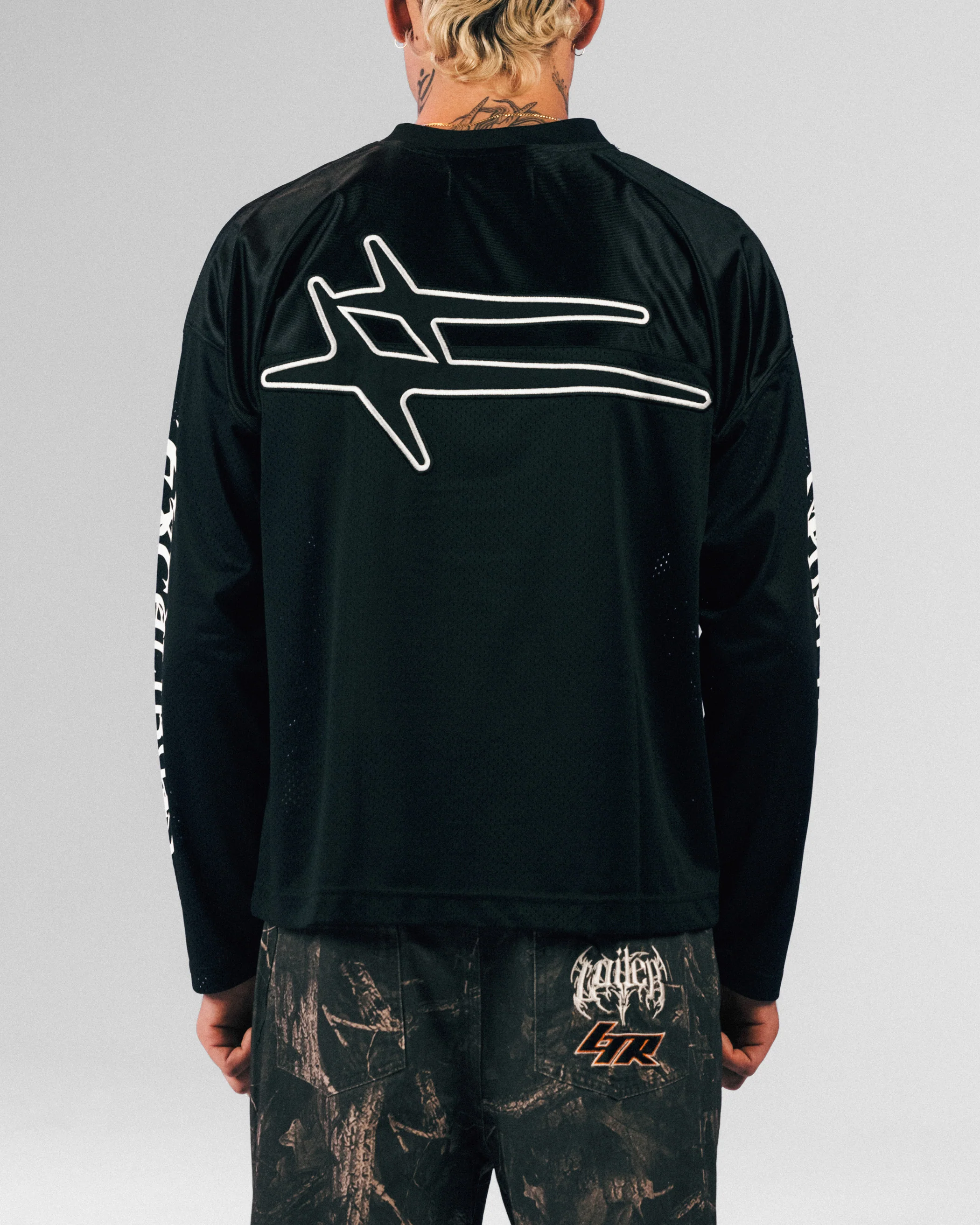 Loiter Long Sleeve Training Jersey Black - Image 2