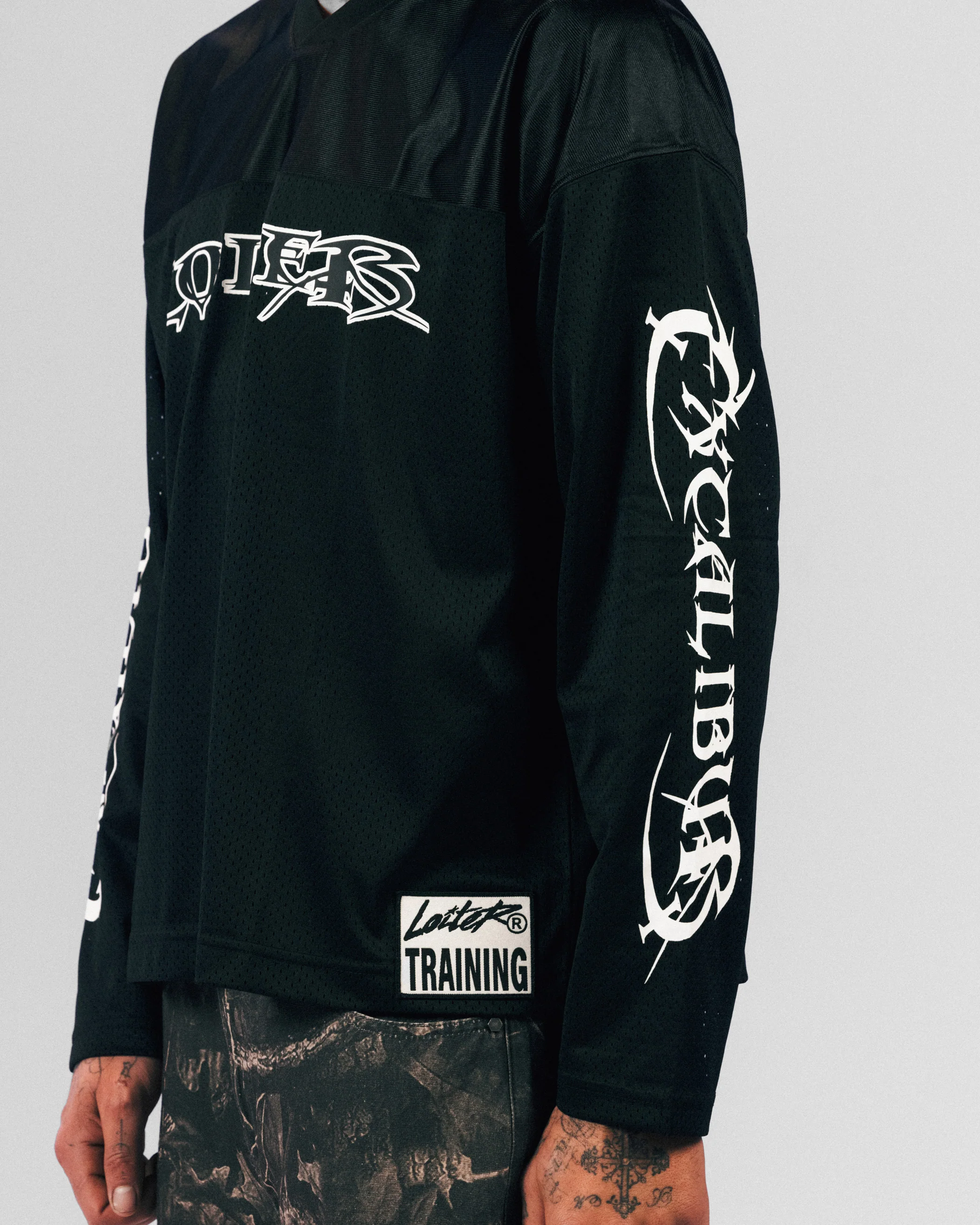 Loiter Long Sleeve Training Jersey Black - Image 7