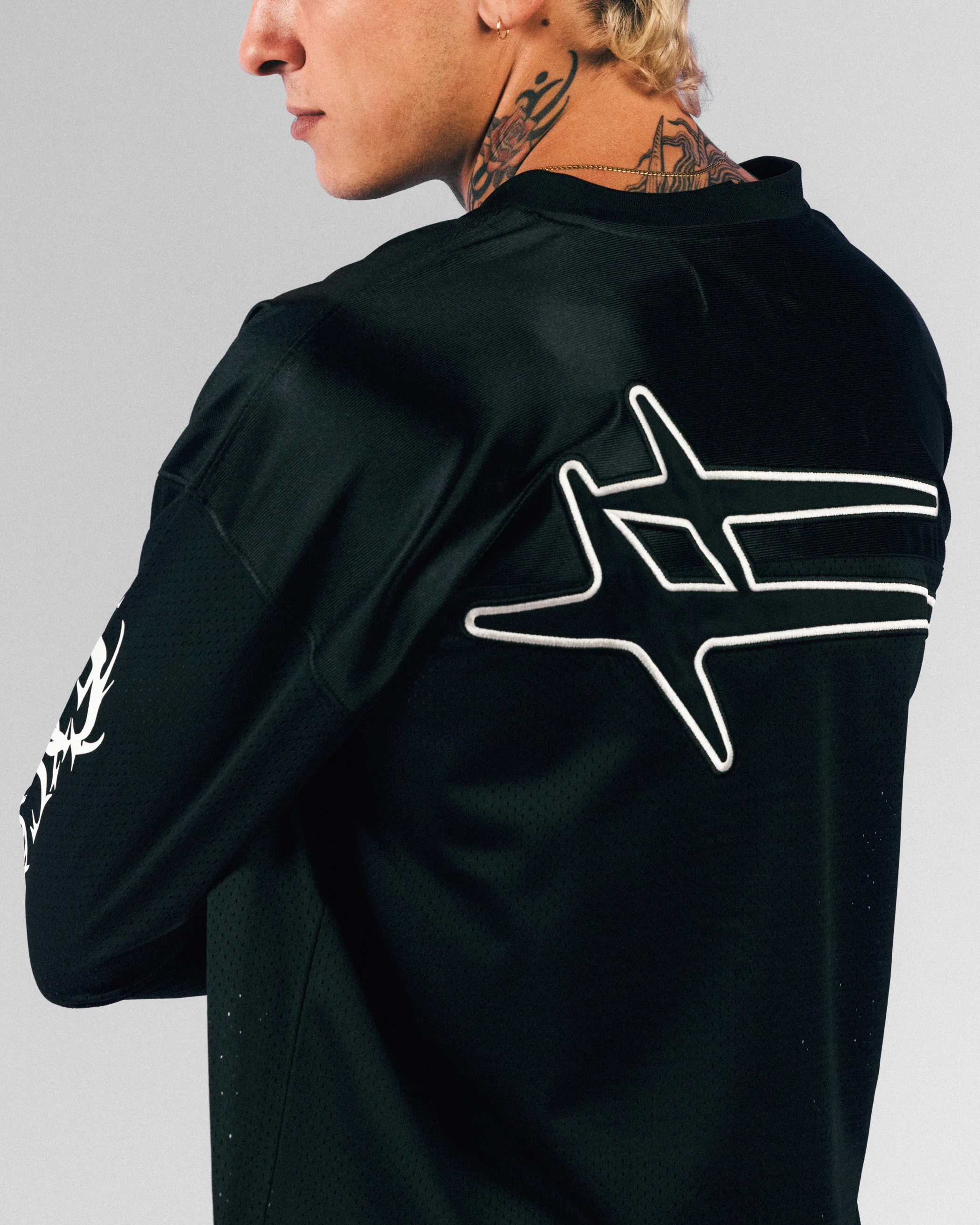 Loiter Long Sleeve Training Jersey Black - Image 8