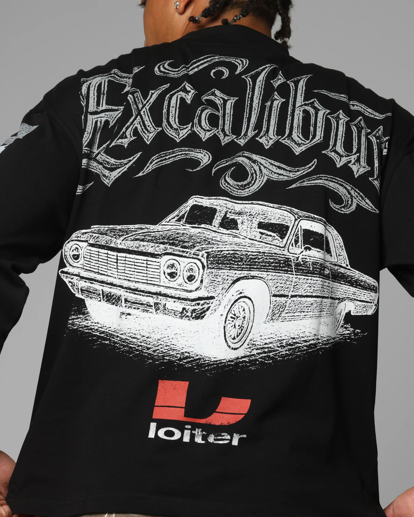 Loiter Low Rider Long Sleeve T-Shirt Black - Image 8