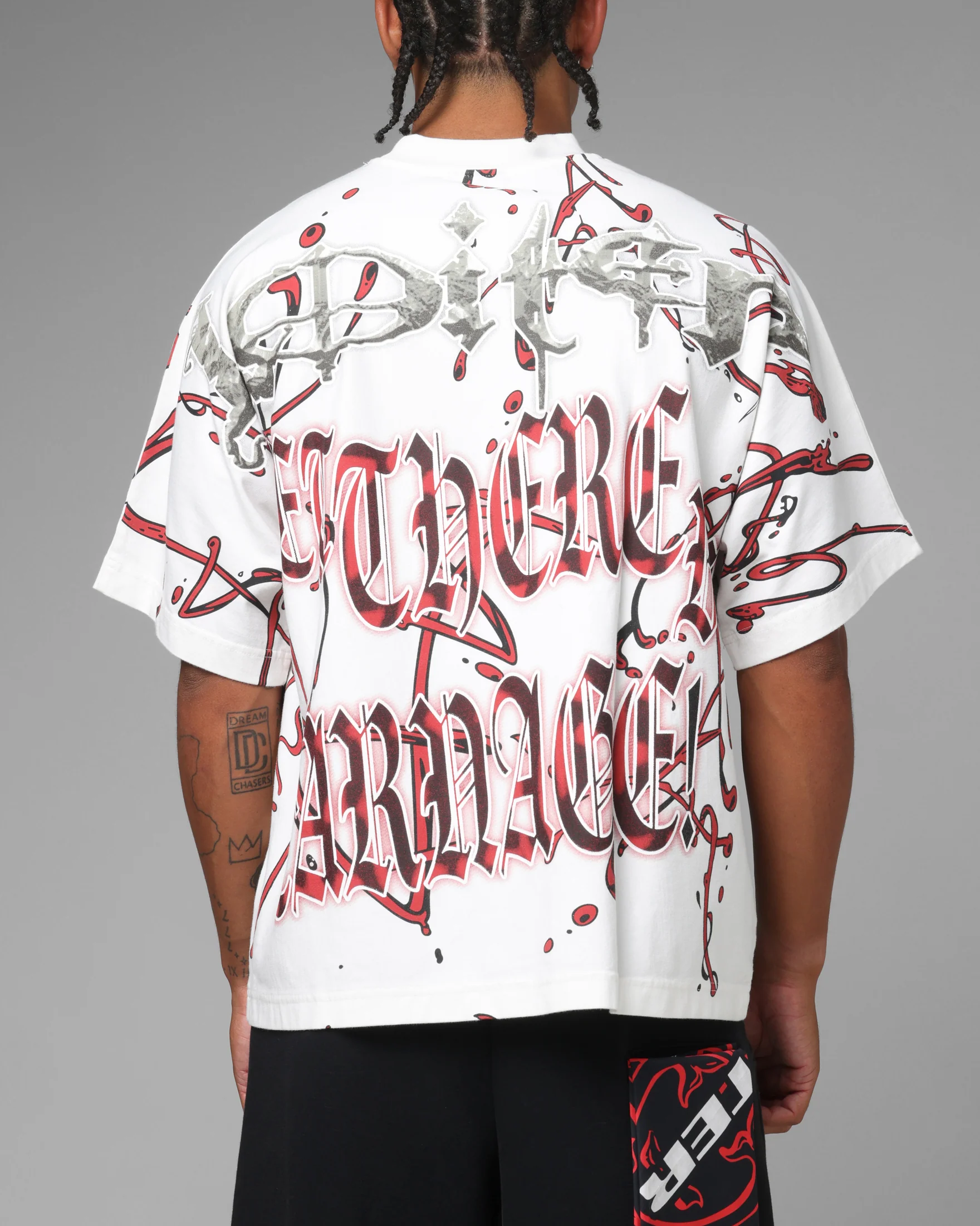 Loiter Marvel Spider-Man Carnage Boxy T-Shirt Off White - Image 2