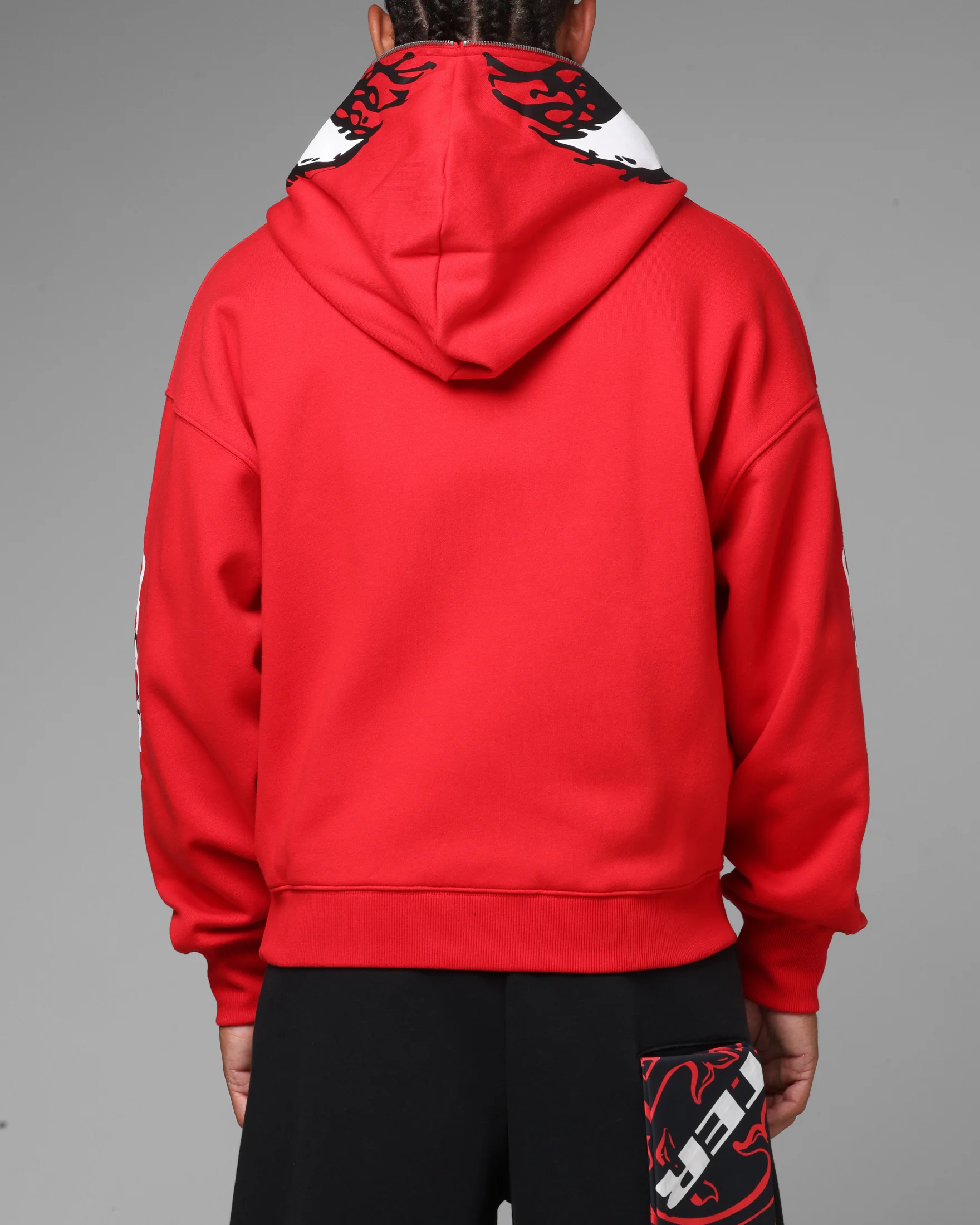 Loiter Marvel Spider-Man Carnage Zip Hoodie Red - Image 5