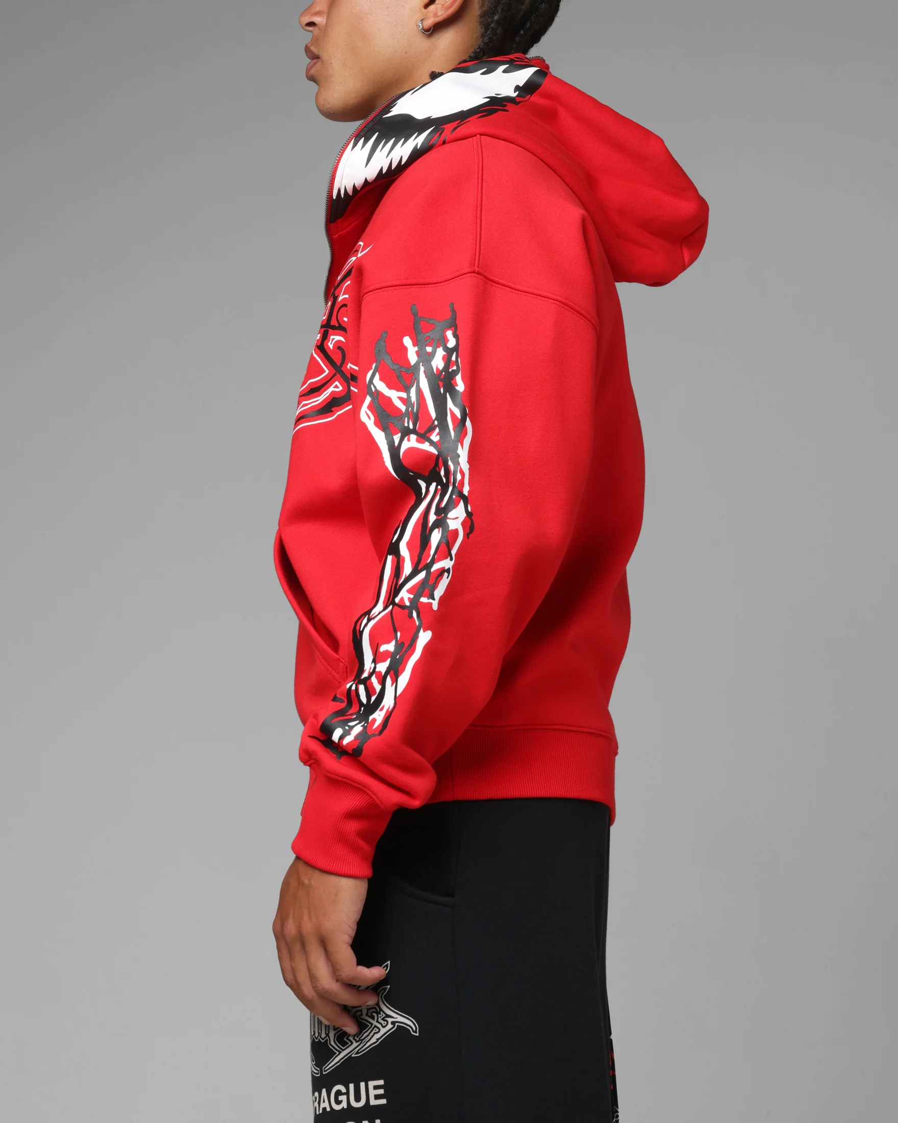 Loiter Marvel Spider-Man Carnage Zip Hoodie Red - Image 7