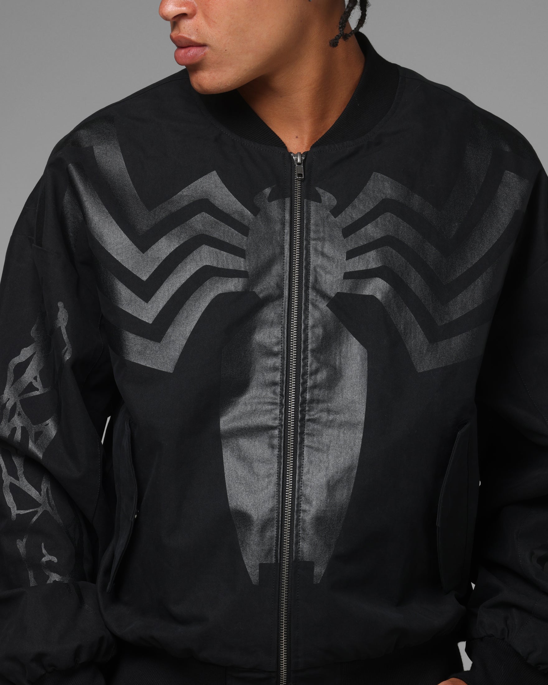 Loiter Marvel Symbiote Jacket Black - Image 7
