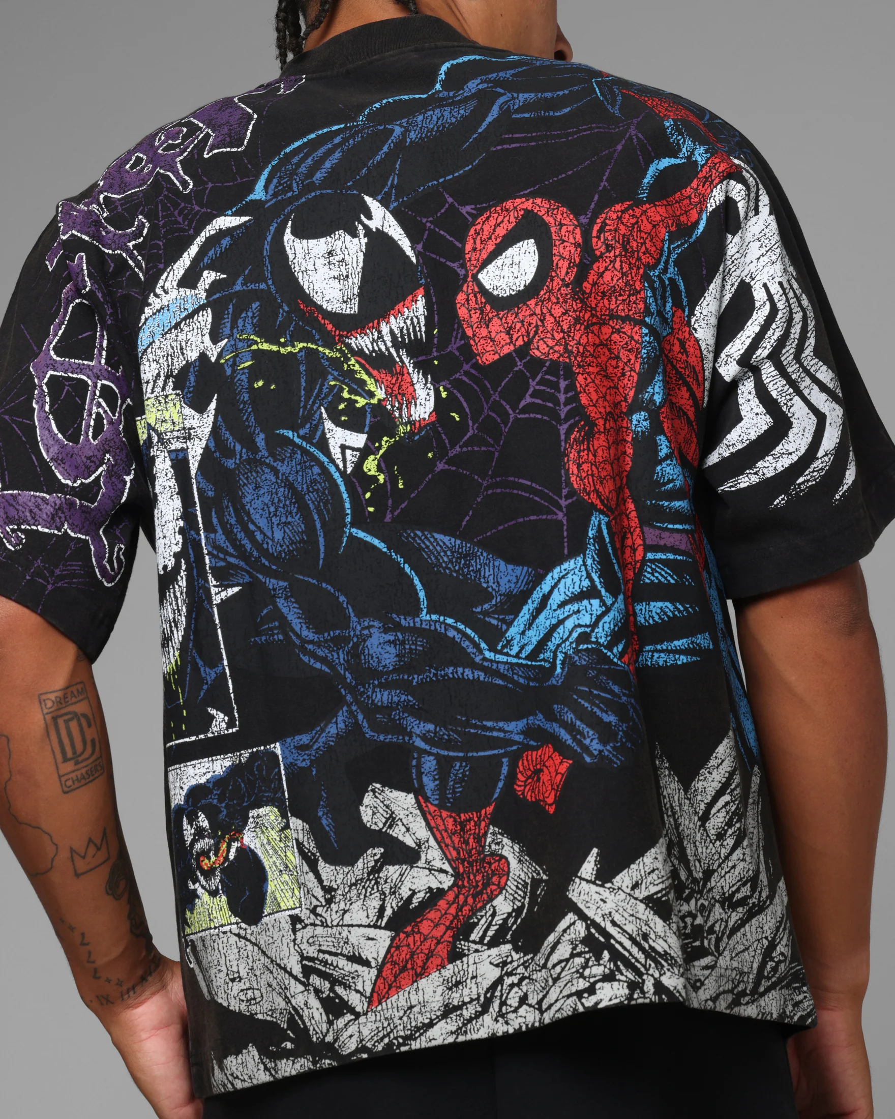 Loiter Marvel Venom Boxy T-Shirt Black - Image 8