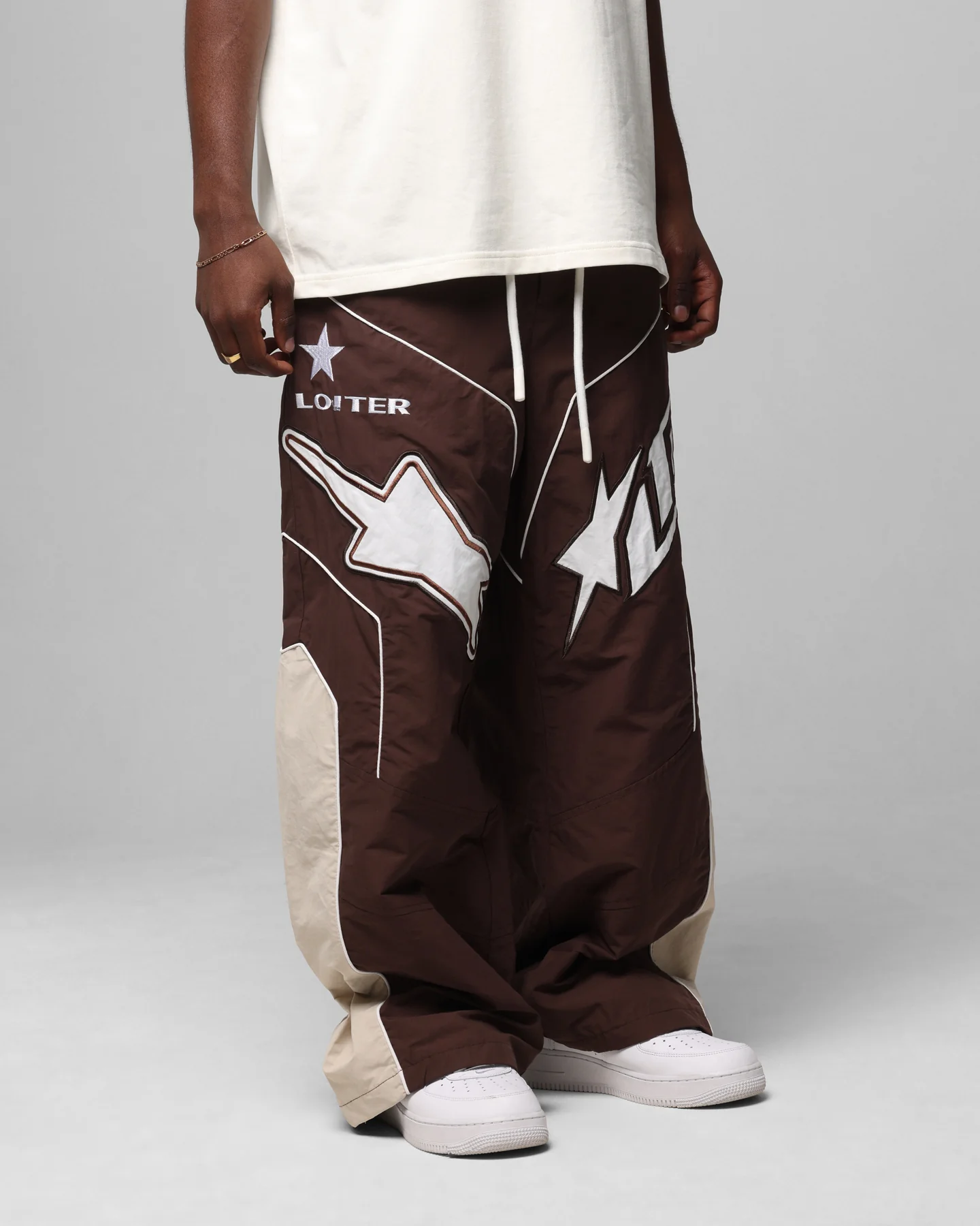 Loiter Motocross Parachute Pants Brown - Image 5