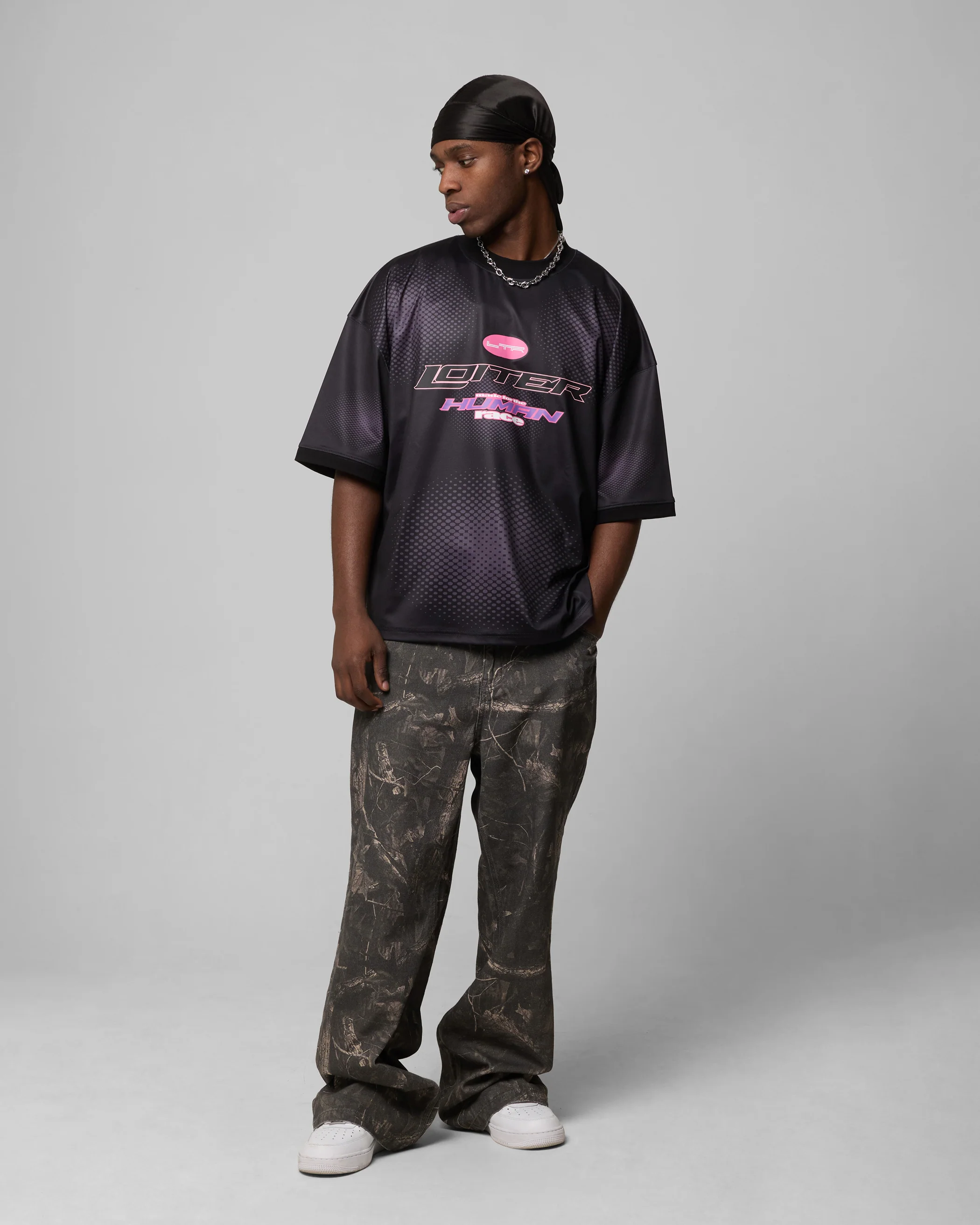 Loiter Motorway Sport T-Shirt Black - Image 4